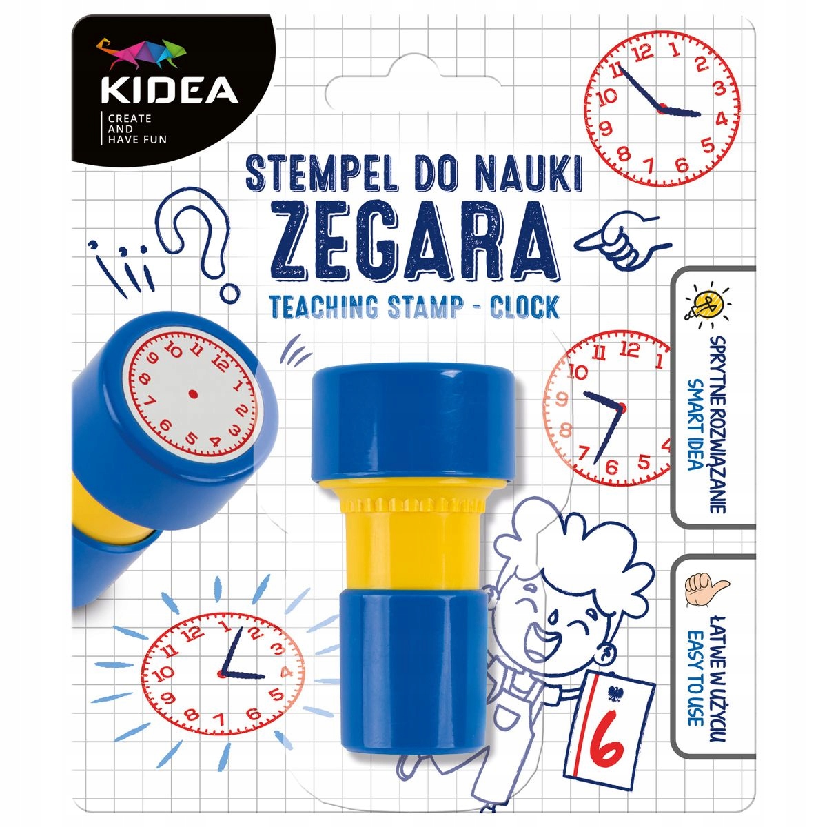 Kidea žalvarėlių rinkinys laikrodžio mokymuisi
