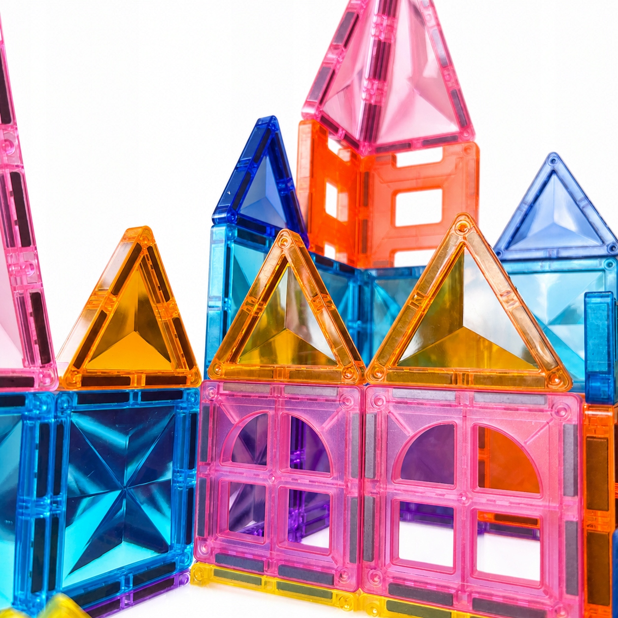 EDUCATIONAL statybiniai blokeliai 98 vnt MAGNETIC Diamond Large