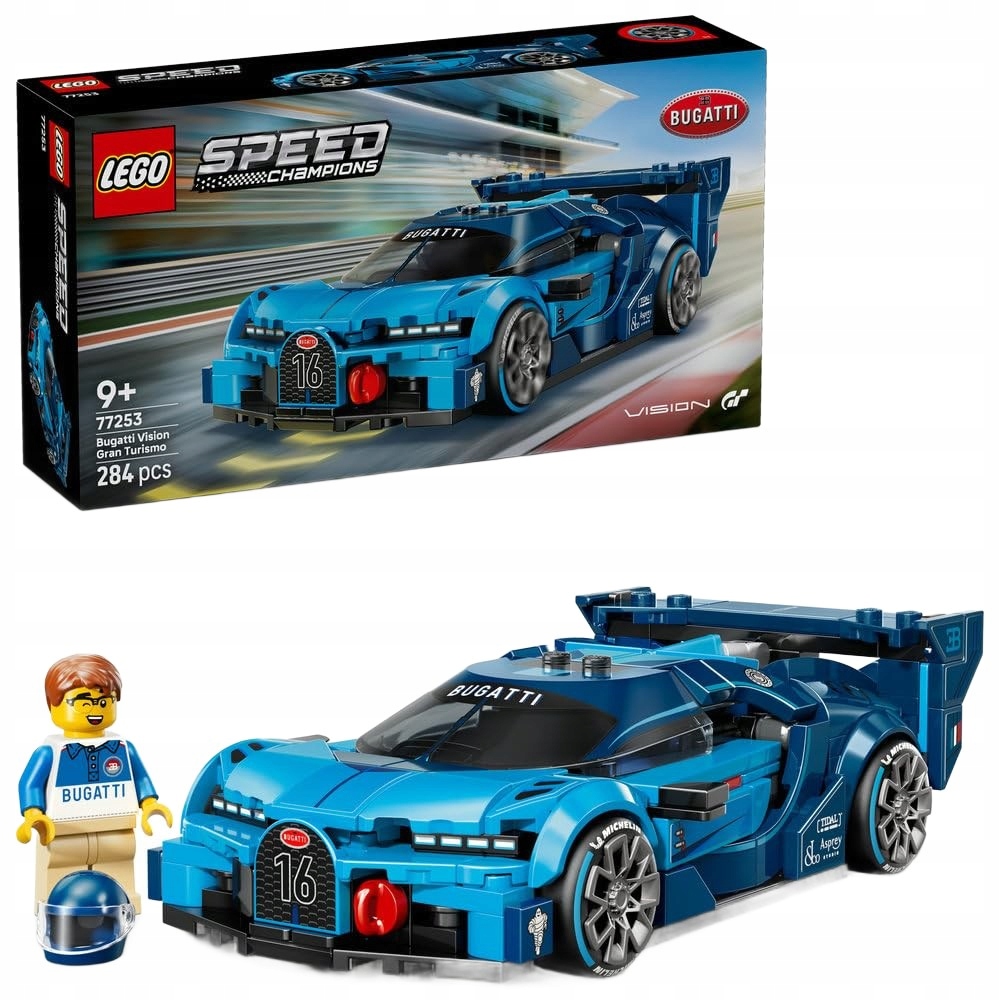 LEGO Speed ​​​​Champions Bugatti Vision GT Auto hiperautomobilis