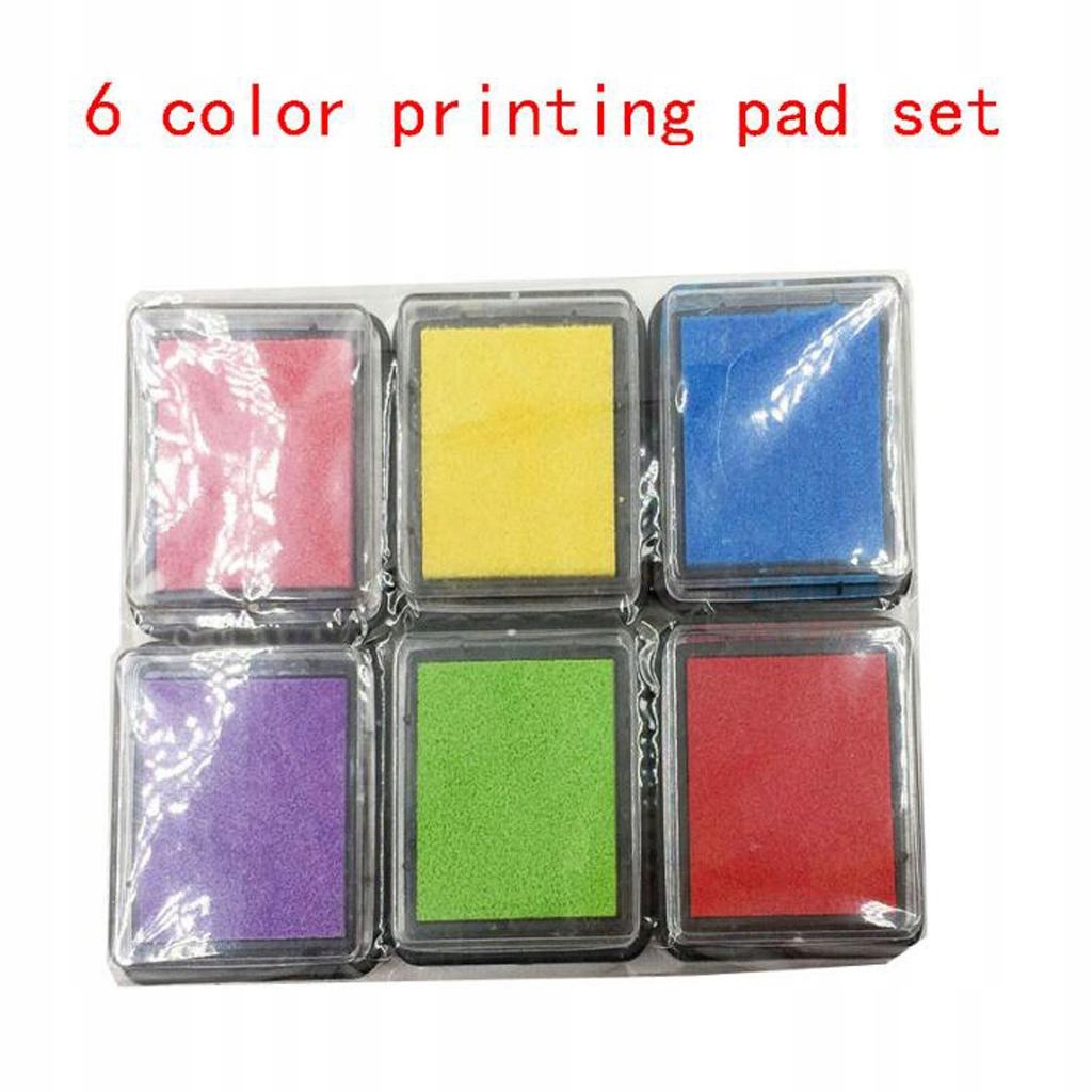 Spalvoti antspaudai DIY 6 spalvų žaislas
