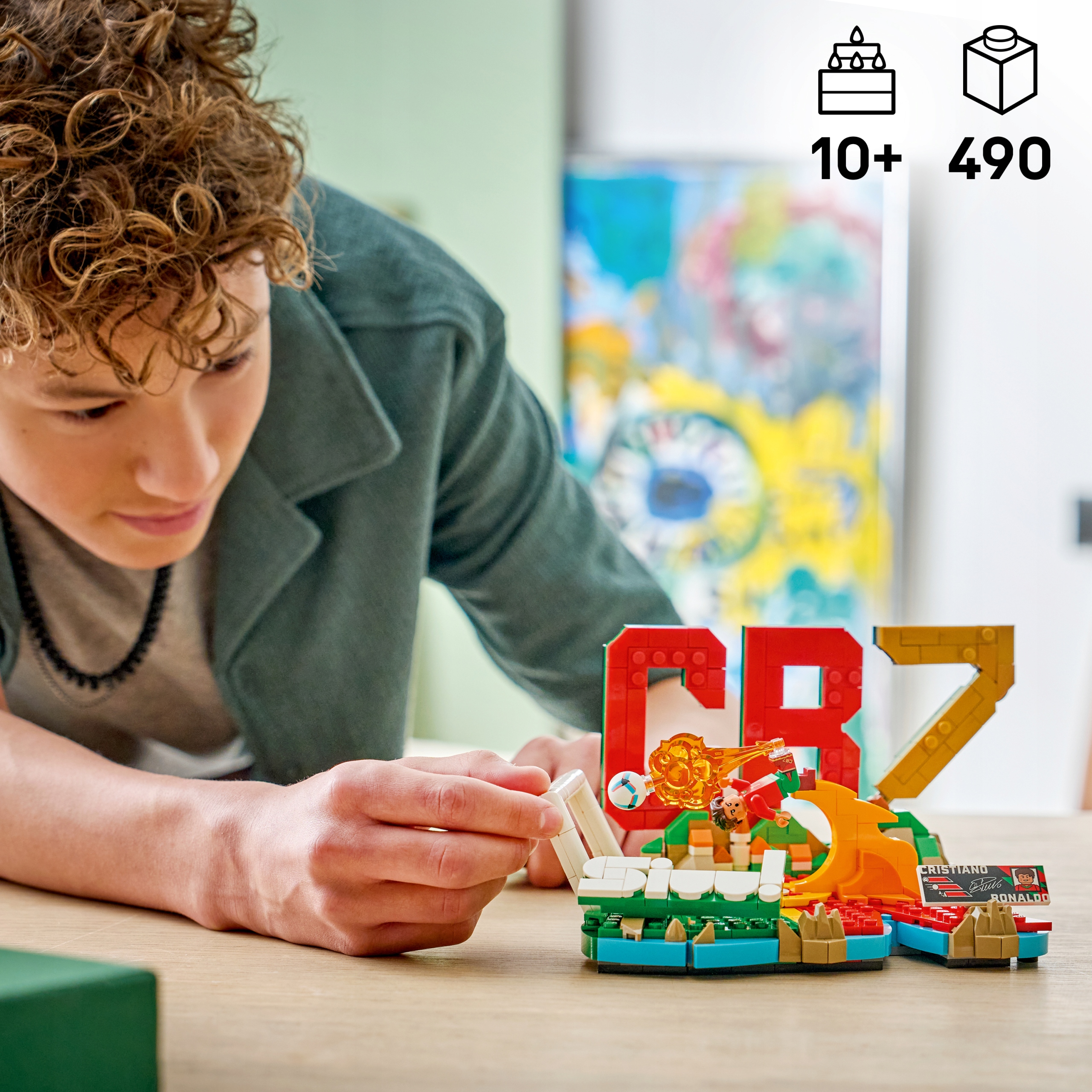 LEGO EDITIONS 43012 CRISTIANO RONALDO Futbolo akimirkos, futbolas