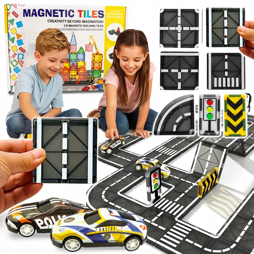 Magnetiniai konstruktoriai su kelio torsu 82 el.