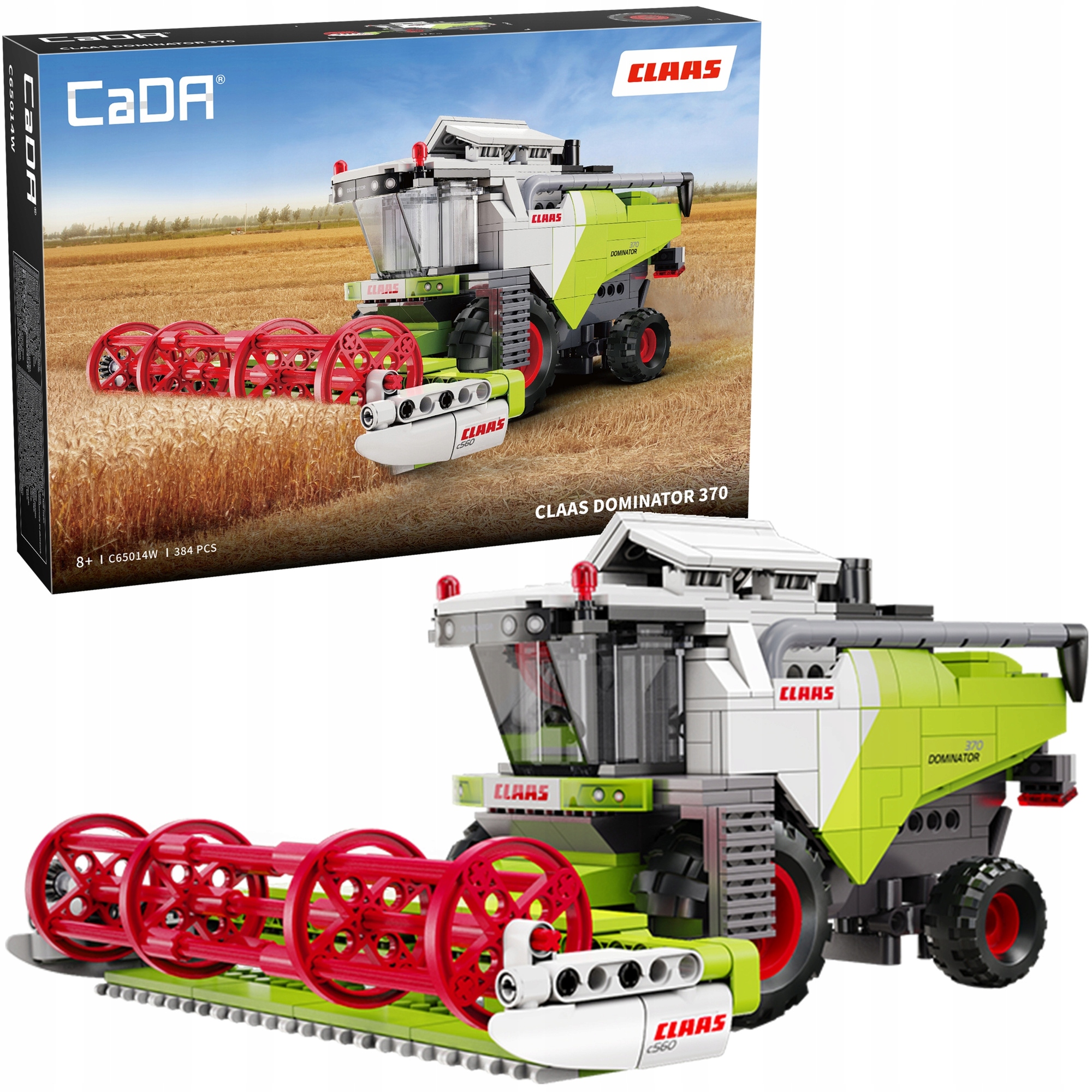 Cada traktorius CLAAS Dominator 384 klociniai