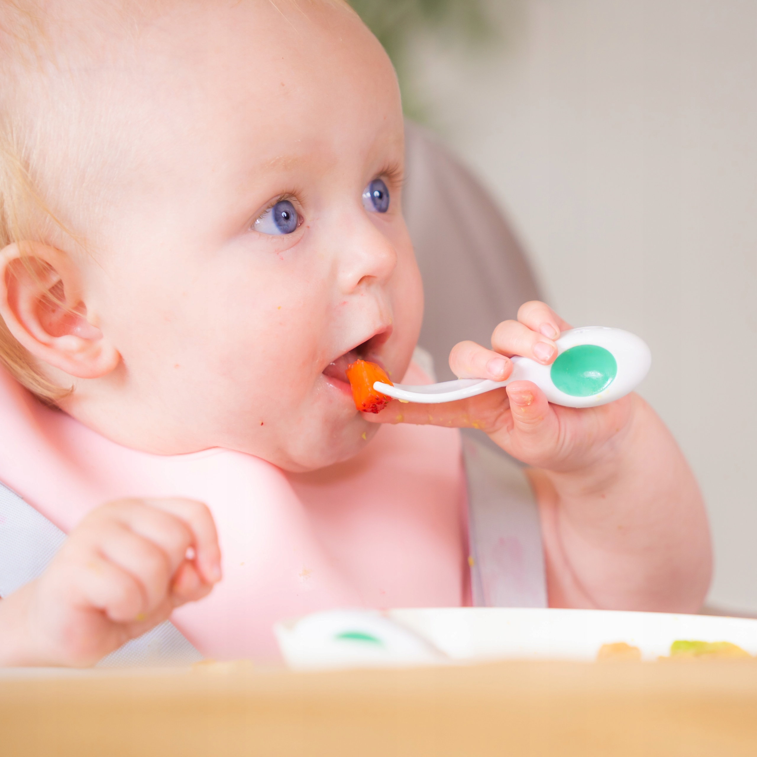Doddl šaukštas ir šakutė mažiausiems 6 mėnesių vaikams