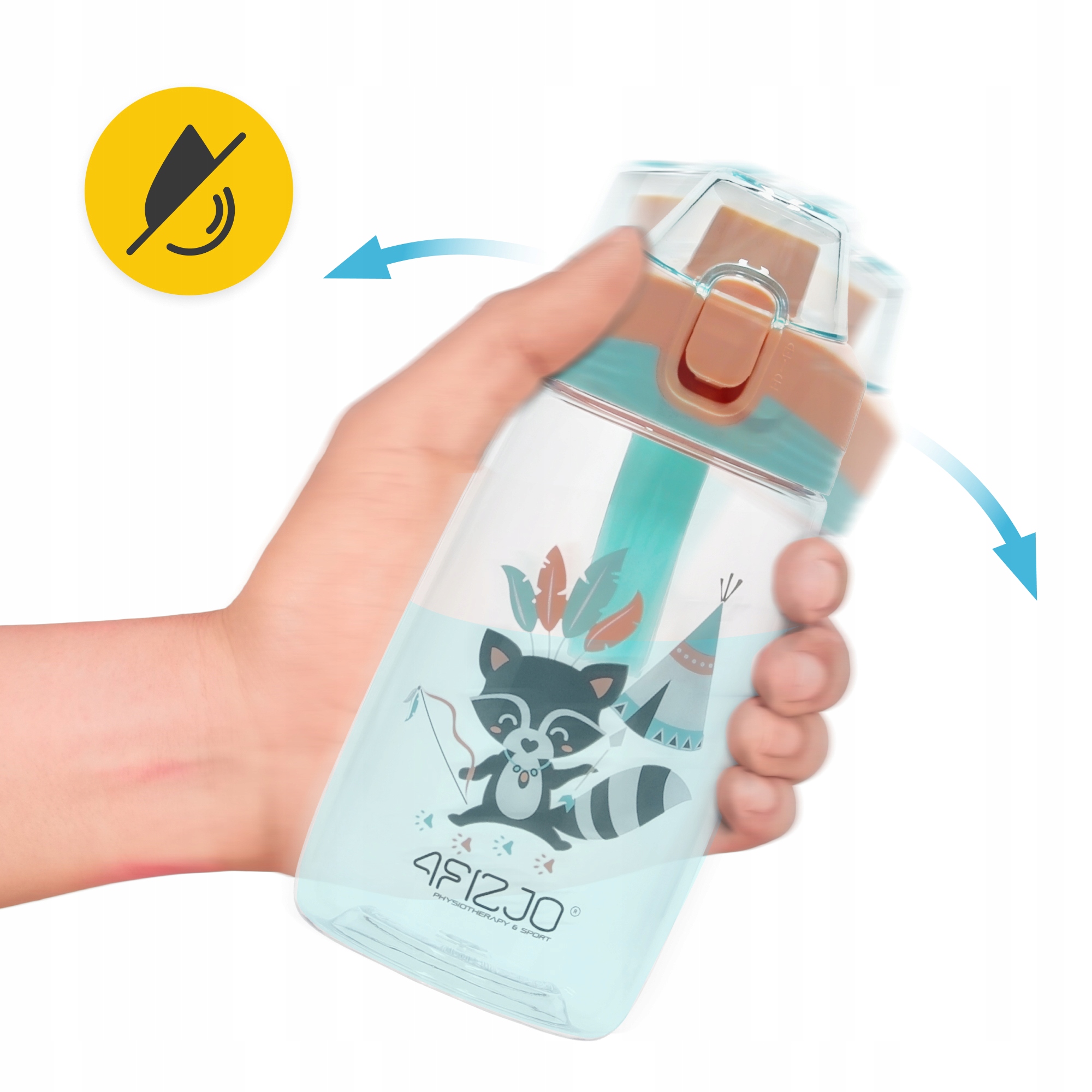 4FIZJO sportinė butelka vaikui Tritan 500 ml