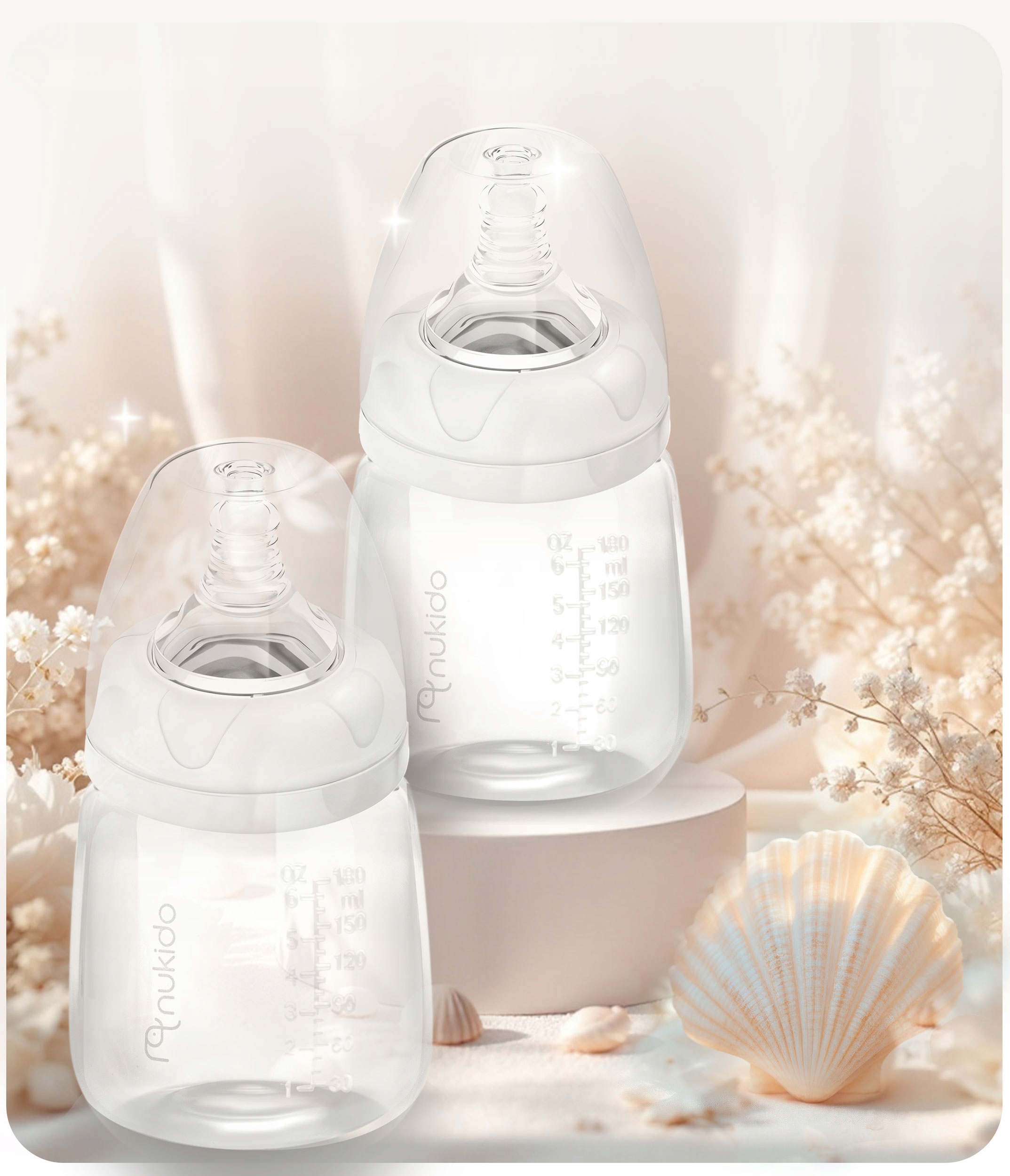 Nukido butelis 180 ml, 2 vnt., dinaminis smailutis