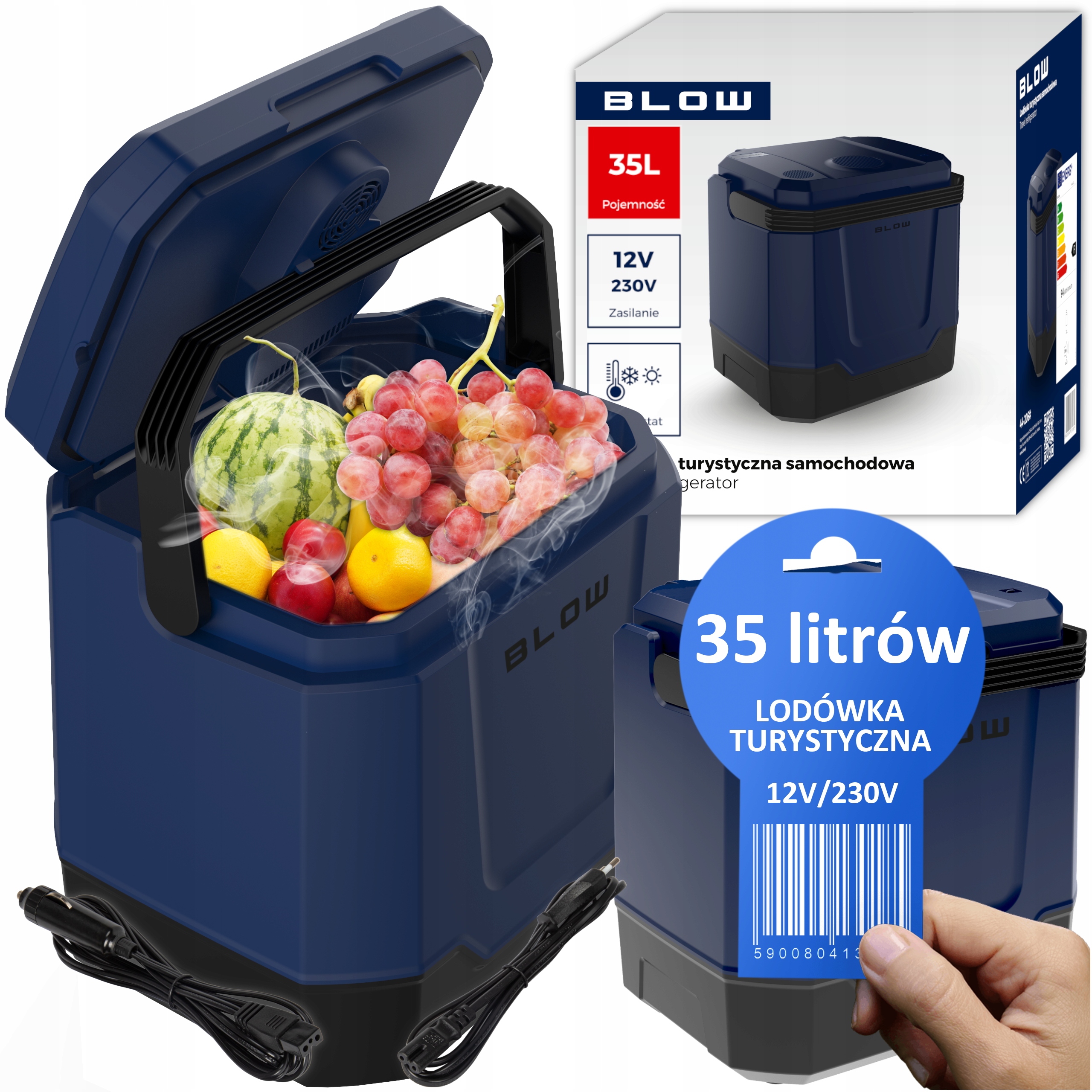 Blow turističkas šaldytuvas 35 l 12V/230V