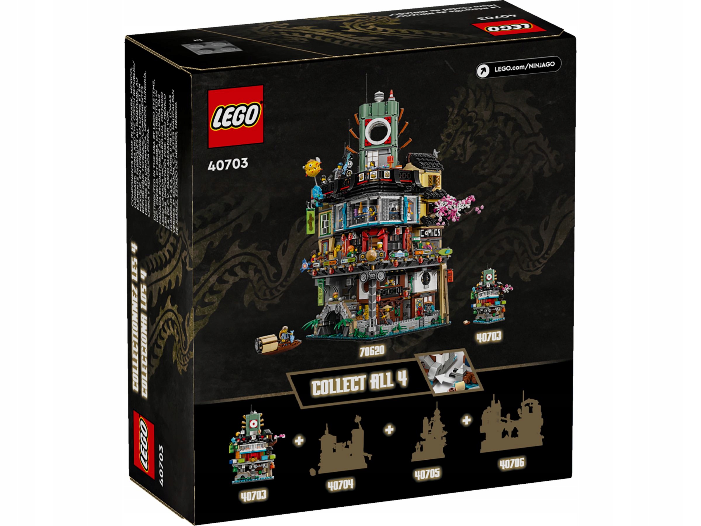 LEGO Ninjago mikro-miestėlis, 40703