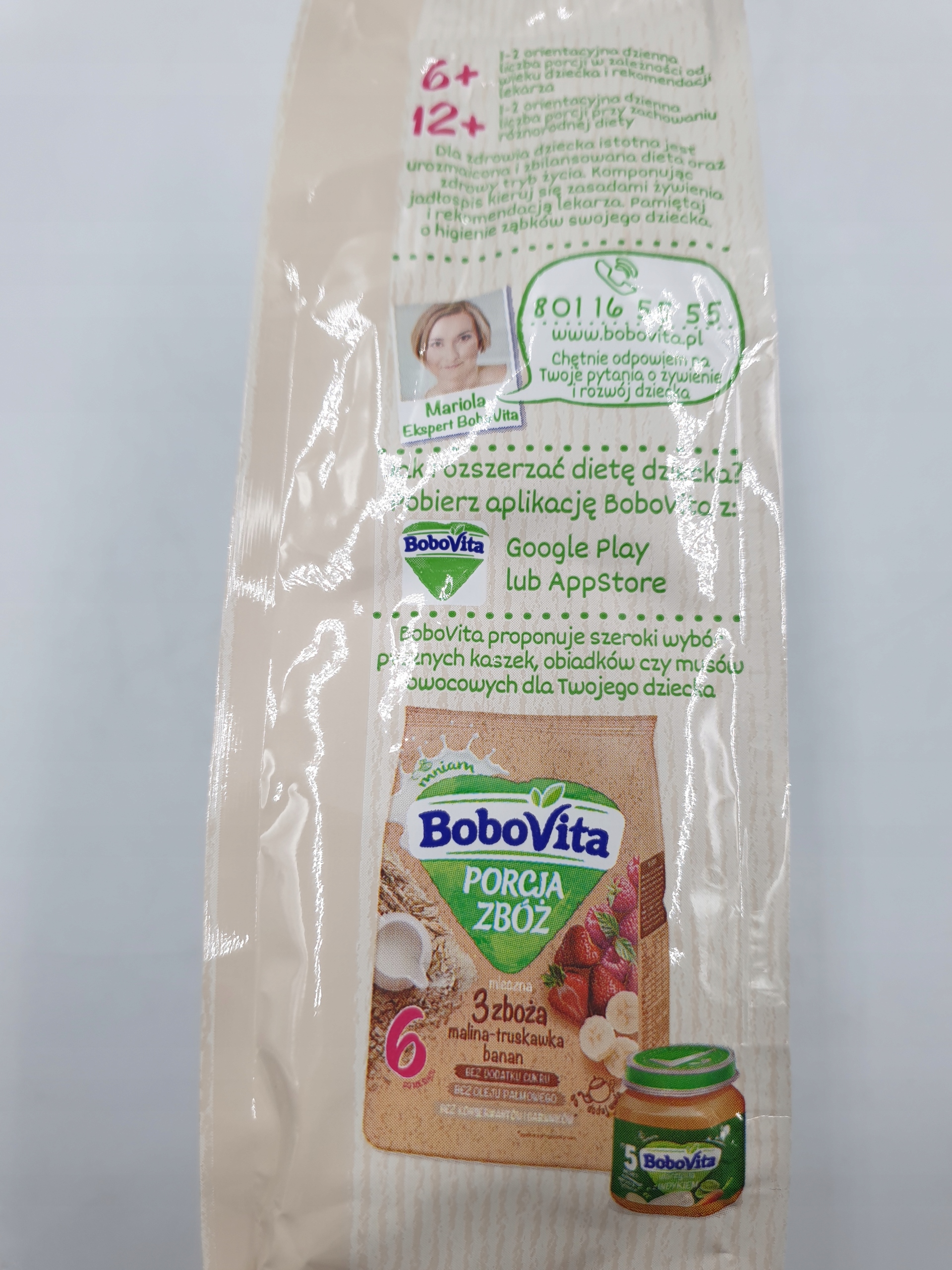BoboVita pieninių ryžių košės bananas po 6 mėnesių 230 g