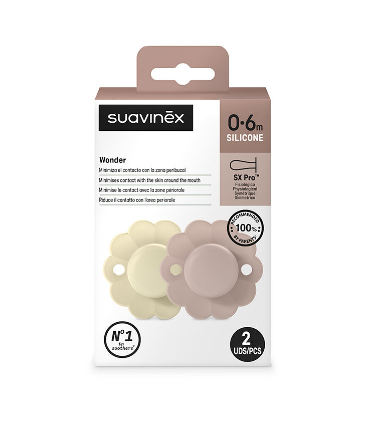 Suavinex PHYSIOLOGICAL čiulptukas SX PRO 0-6m WONDER 2 vnt.