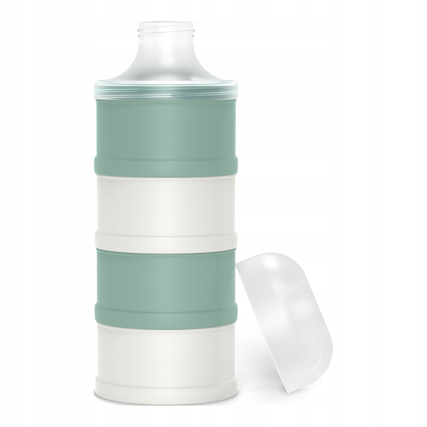 Suavinex Pieno miltelių indelis 100 ml su dozatoriumi 4 vnt