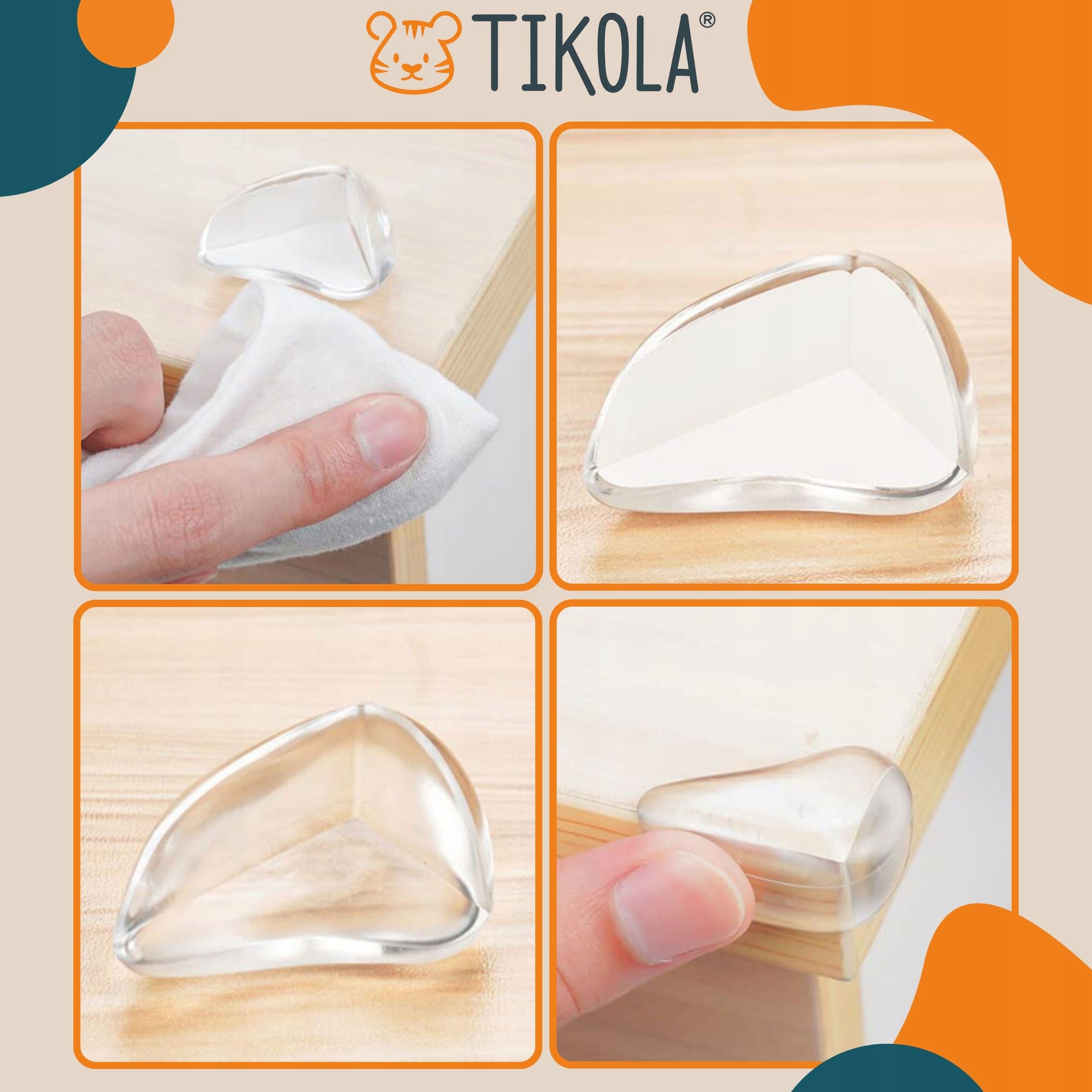 Tikola meblių kampų ir kraštų apsaugos atlošai