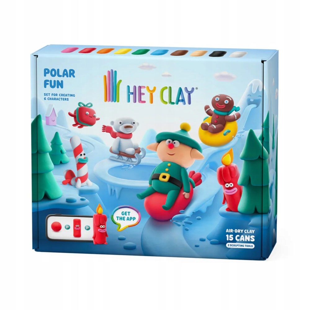 TM Toys Hey Clay Bluey ir draugai rinkinys