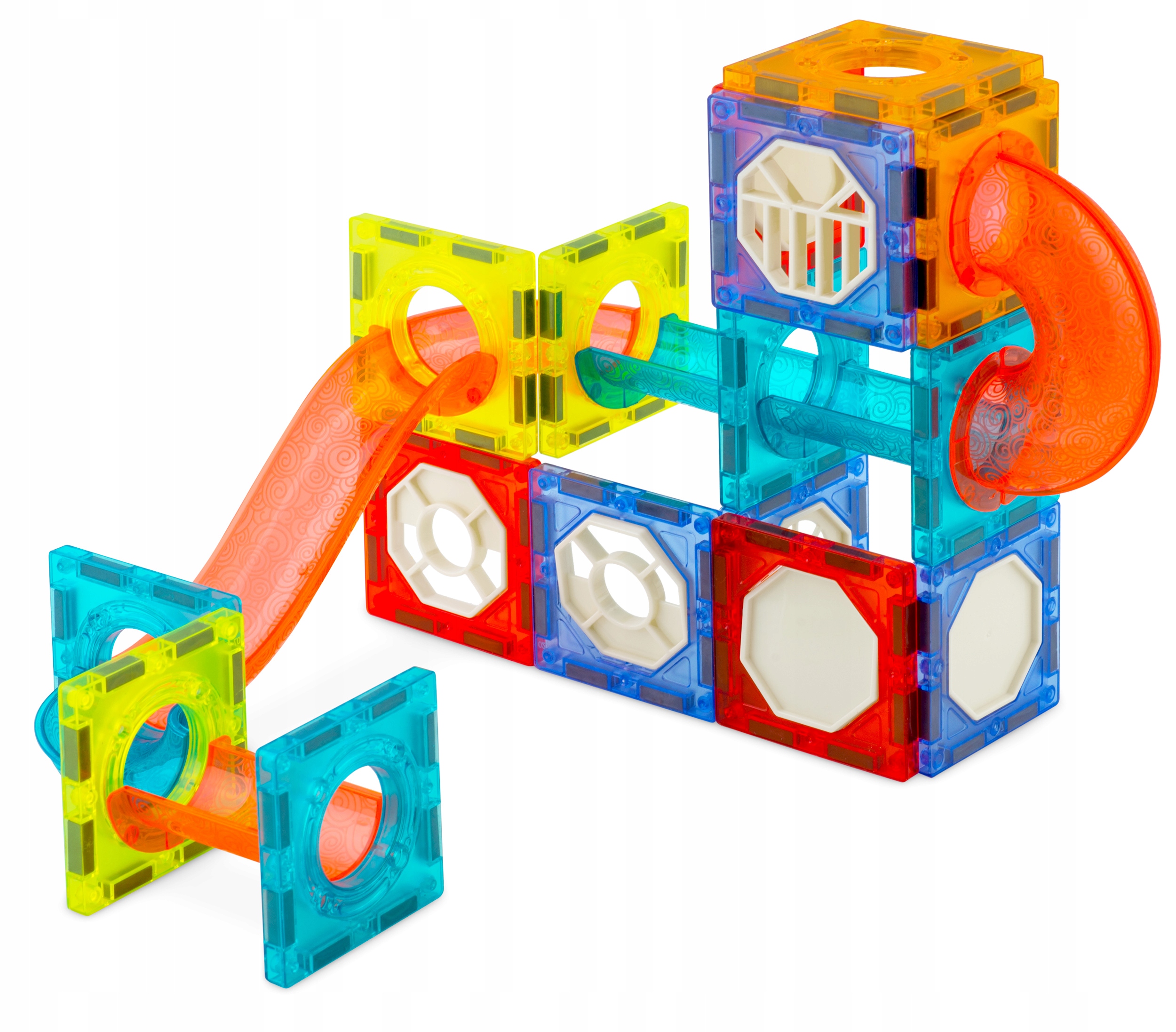 RicoKids magnetiniai edukaciniai 3D blokai, 75 dalys
