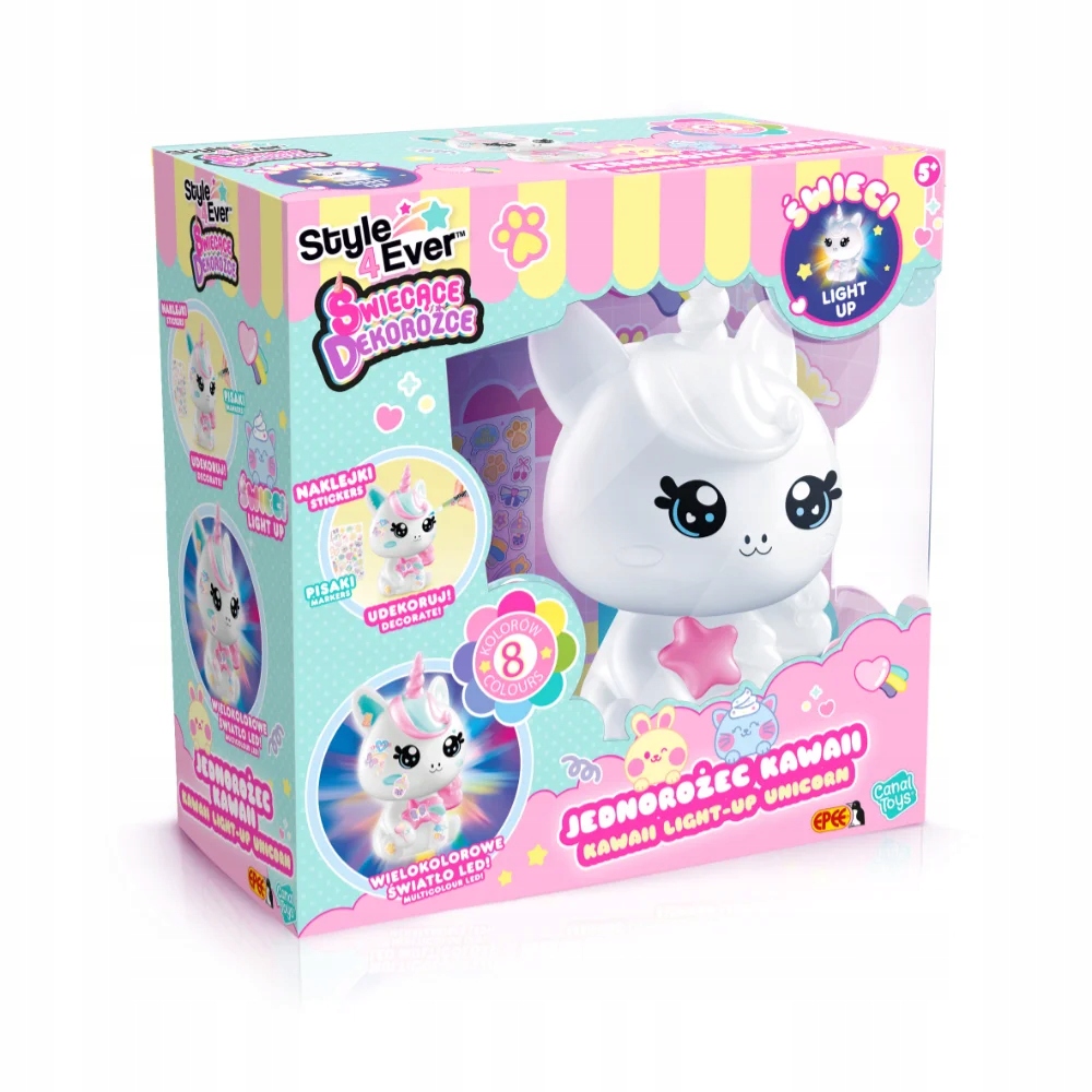 Glowing Decocorns – KAWAII stiliaus „pasidaryk pats“ vienaragis
