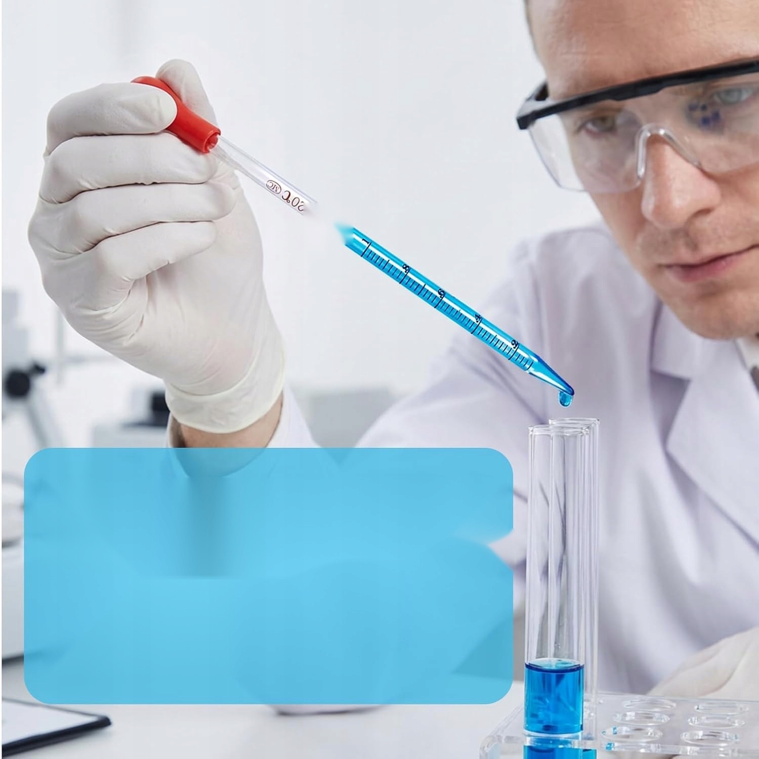 Stiklinės pipetės 1ml 2ml 5ml 10ml su laboratorinėmis svarstyklėmis