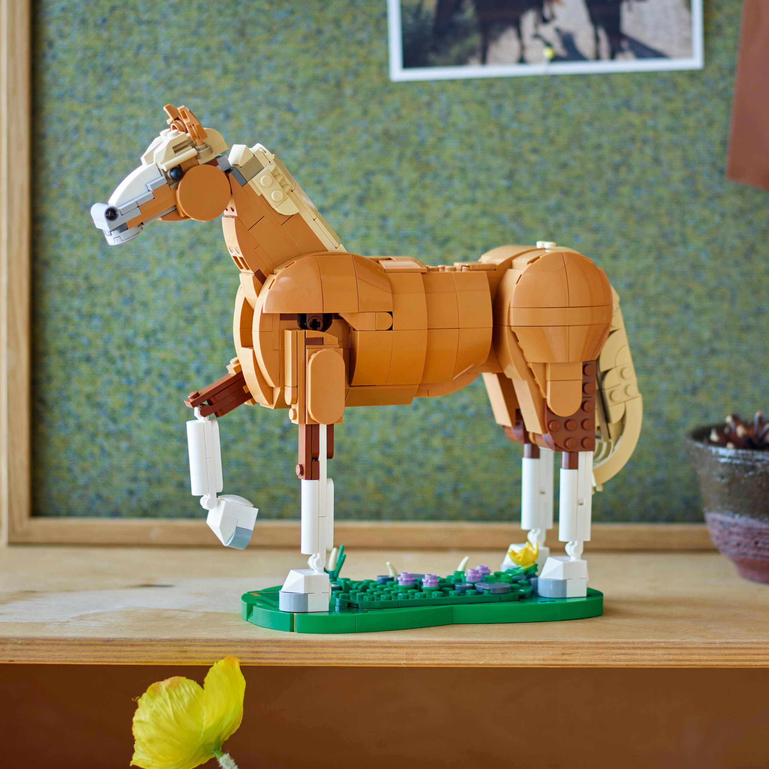 LEGO Creator 3w1 31166 gražus žirgas konstravimas