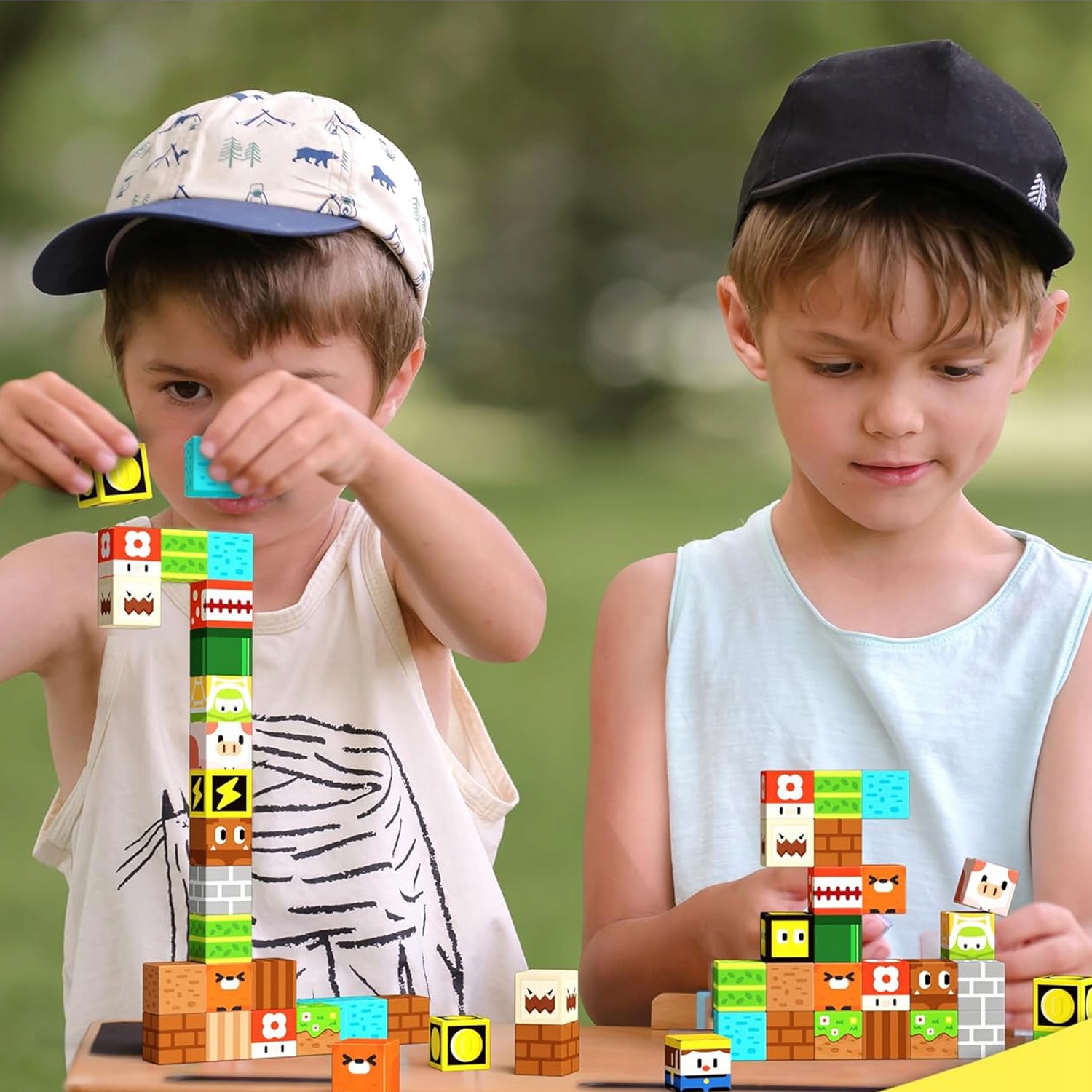 Magnetiniai klotai edukacini, 100 elementų