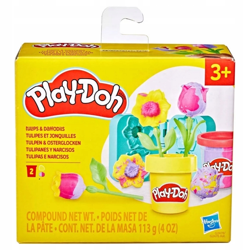 Play-Doh tulpės ir narcisai ciastolina rinkinys