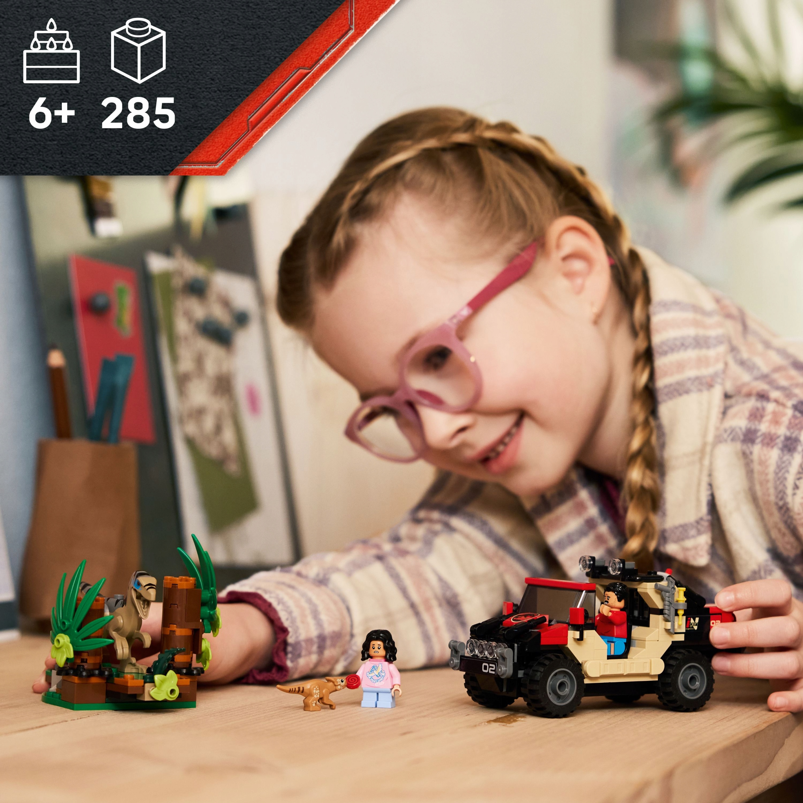 LEGO Jurassic World raptorinė bėgimo 76972