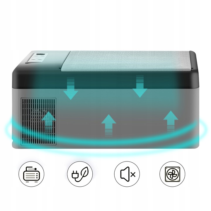 Arctic Box Tourist Kompresorius Šaldytuvas Šaldiklis KOMPRESORIUS 15L 12V