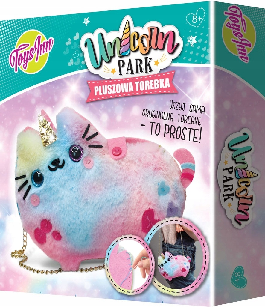 UNICORN BAG originalų pliušinį maišelį siūkite patys