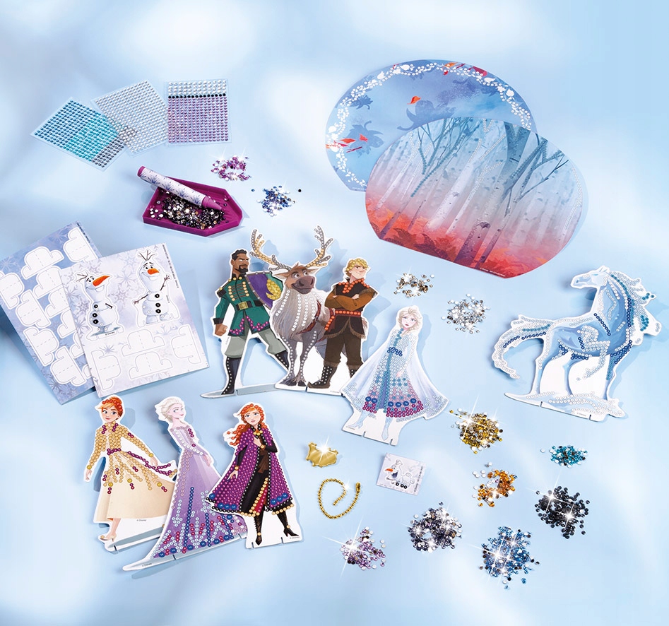 Totum Frozen deimantine mozaika, kūrybos rinkinys