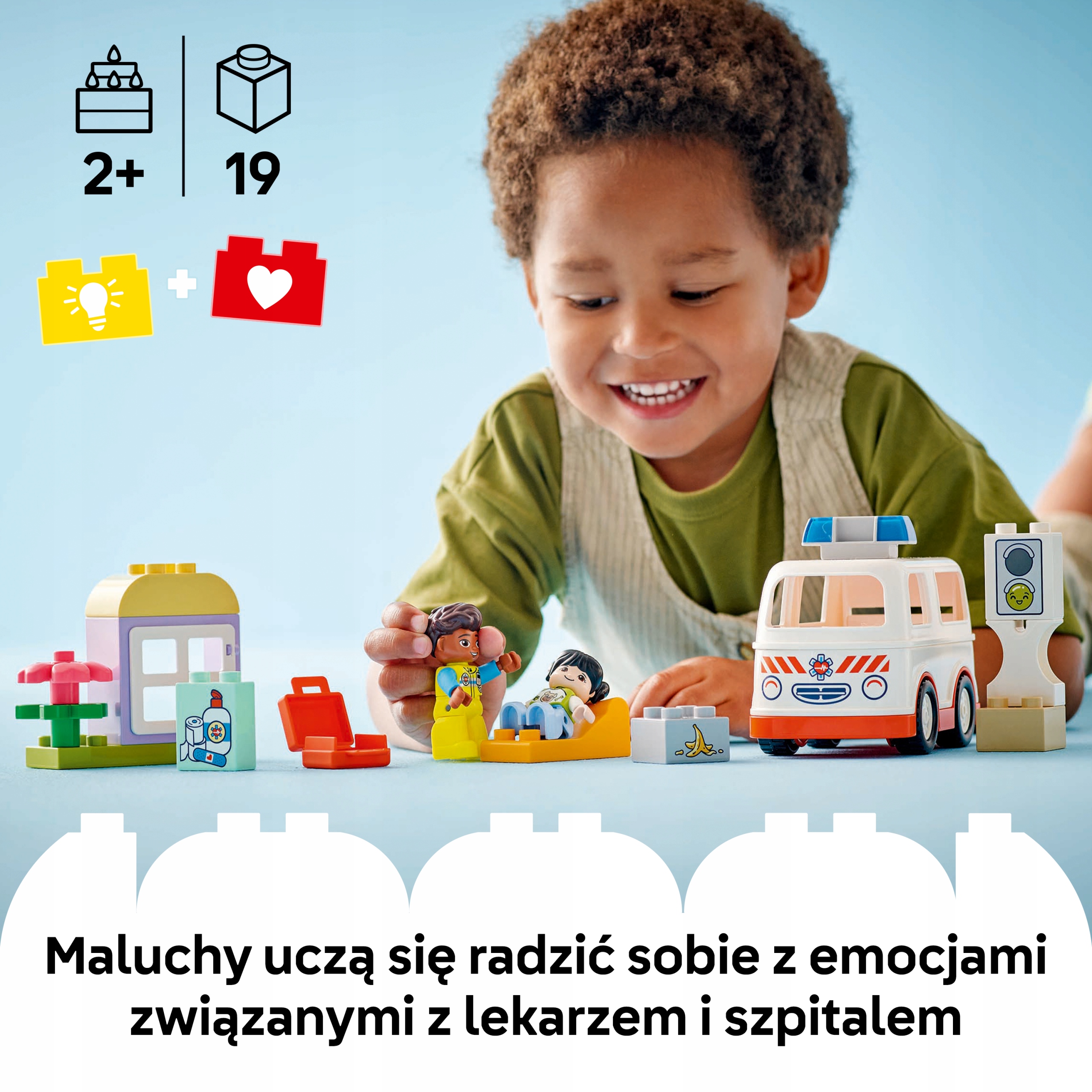 Lego Duplo karetka su vairuotoju 10447