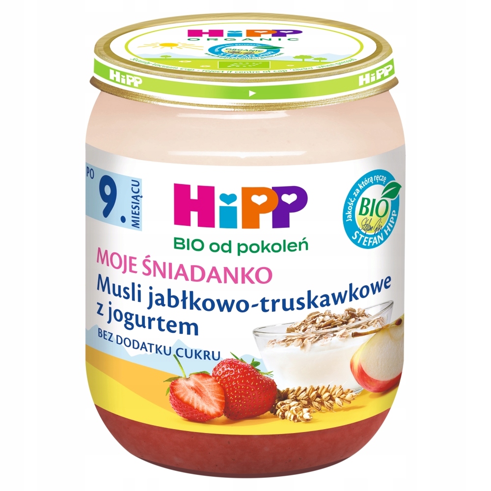 Hipp BIO grūdėta pusryčių kašė 160g nuo 9 mėnesio
