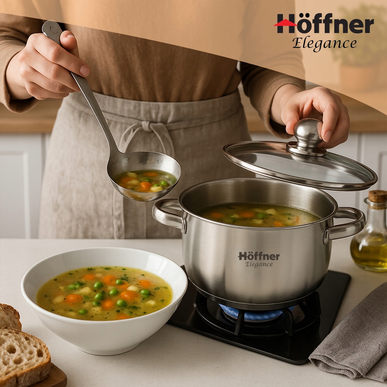 PLIENINIS PUODAS tradicinis HOFFNER 1,8 L