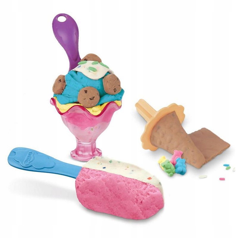 PLAY-DOH CASTRY RINKINYS LEDAI LEDAI PLAY PASTE VAMZTELIŲ PRIEDAI