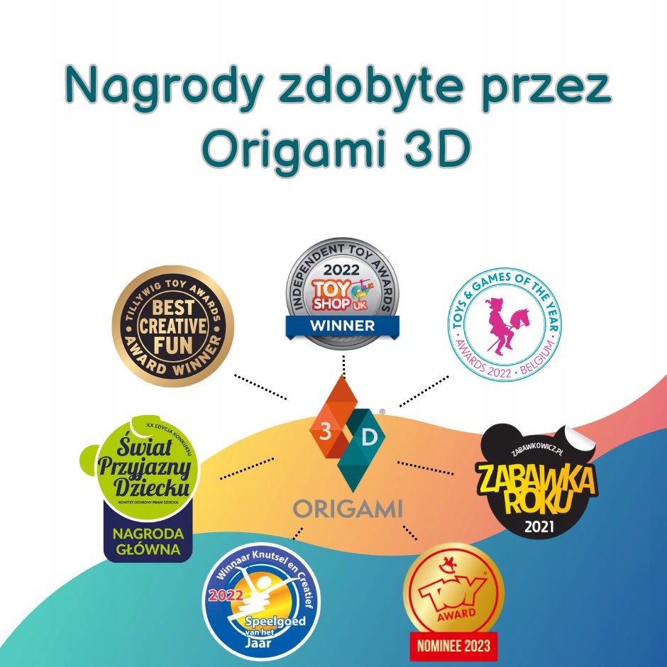 Alexander 3D origami rinkinys, 5 vaisiai, 363 detalės