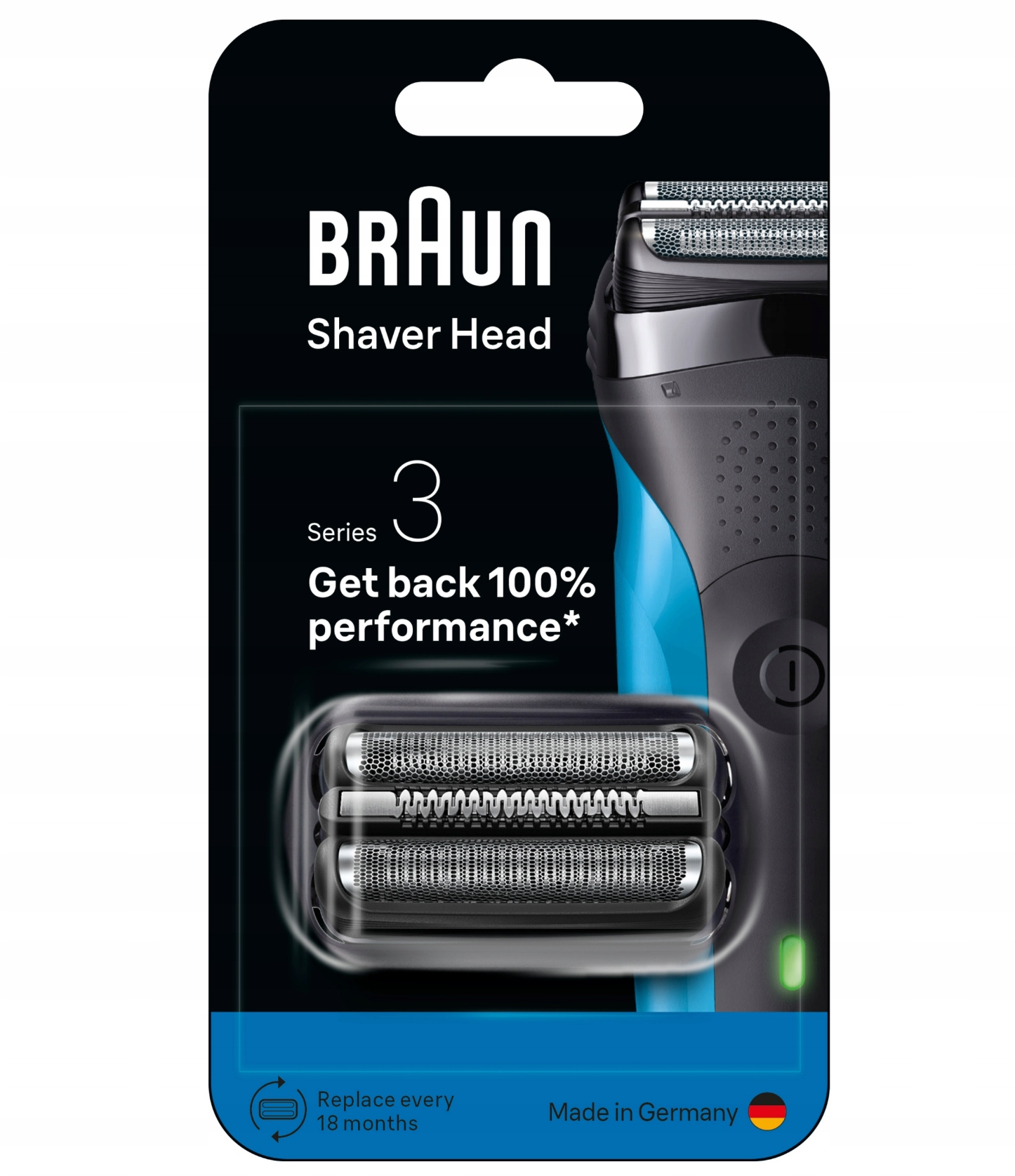 Braun Series 3+, 32B ORIGINAL keičiama elektrinė skustuvo galvutė
