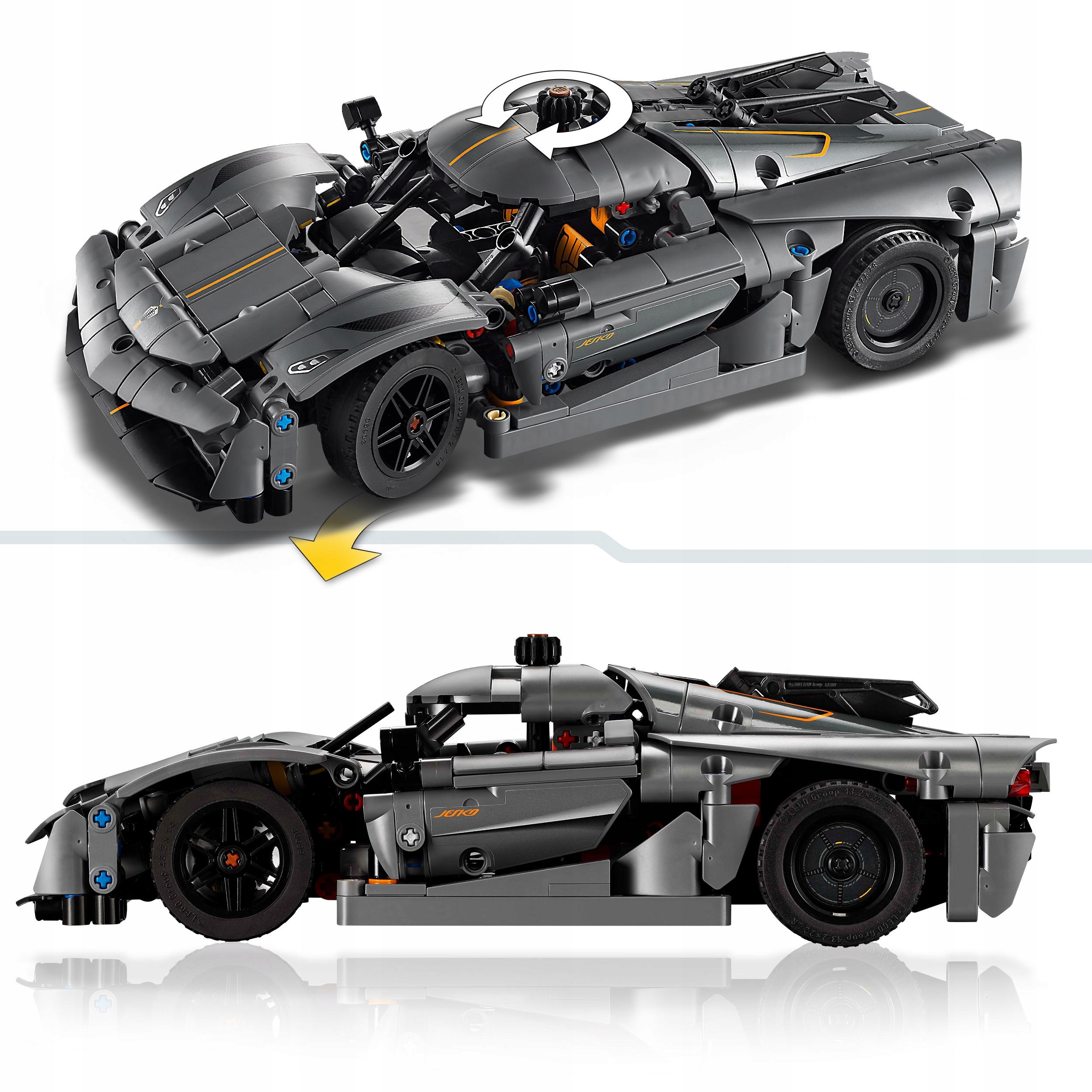 Lego Technic Koenigsegg Jesko Absolut hiperautomobilis 42173