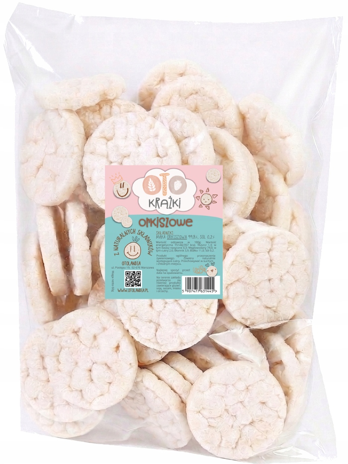 Otolandia krążki orkiszowe zdrowa przekąska 60g