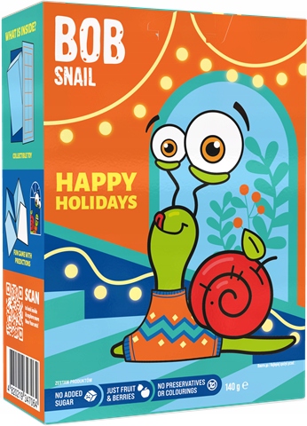 Bob Snail mažasis dovanos rinkinys uogų užkandžiai 140g