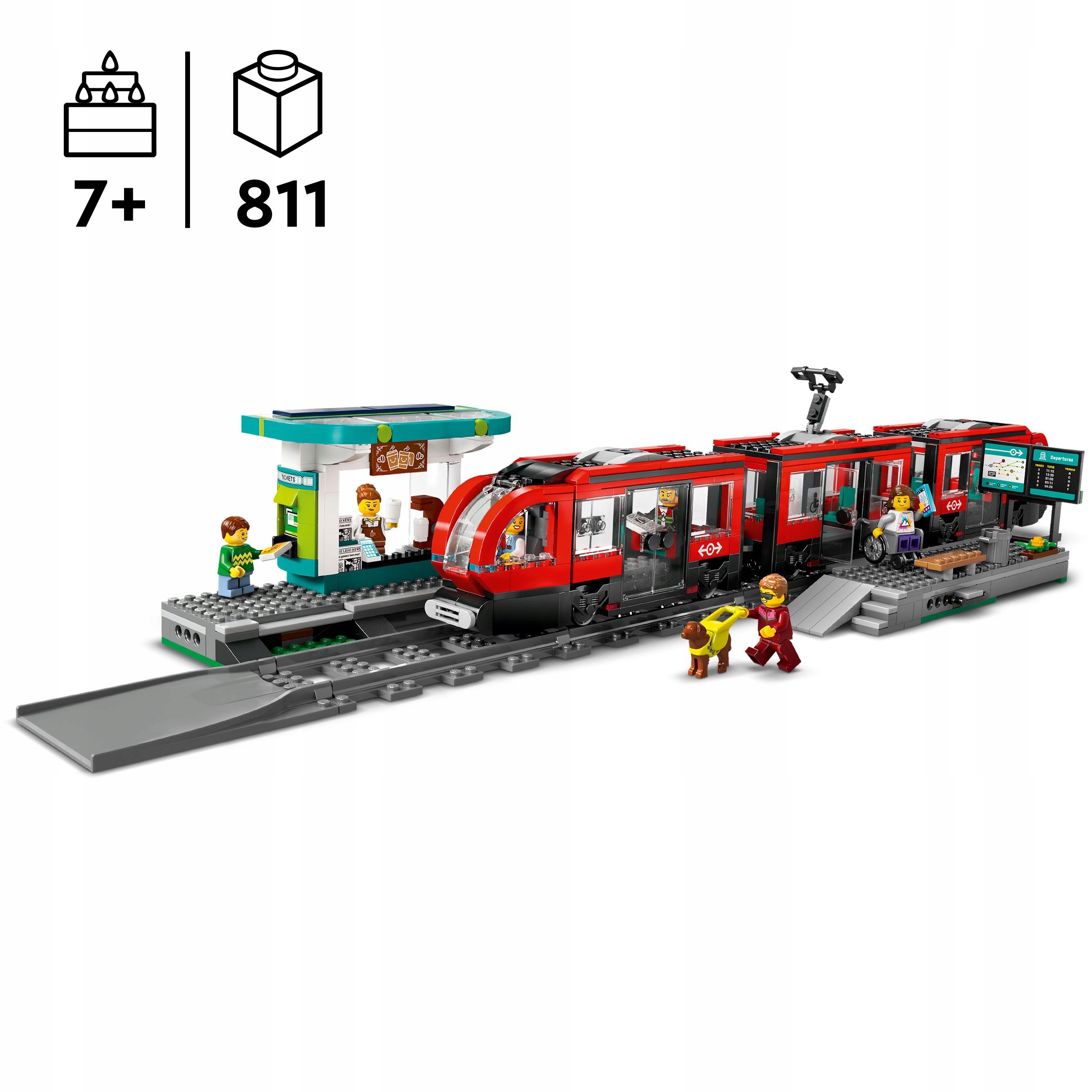 LEGO City City tramvajus su stotimi 60423