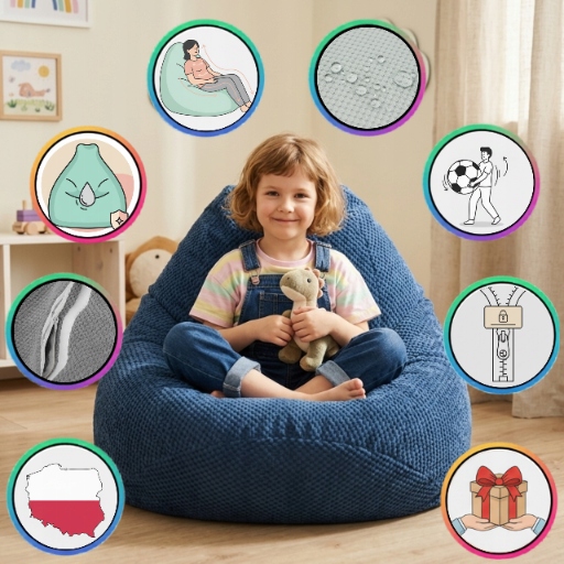 Patogus fotelis Pouf Sako 60x50cm minkštas pliušinis pilkas šviesus sėdynė