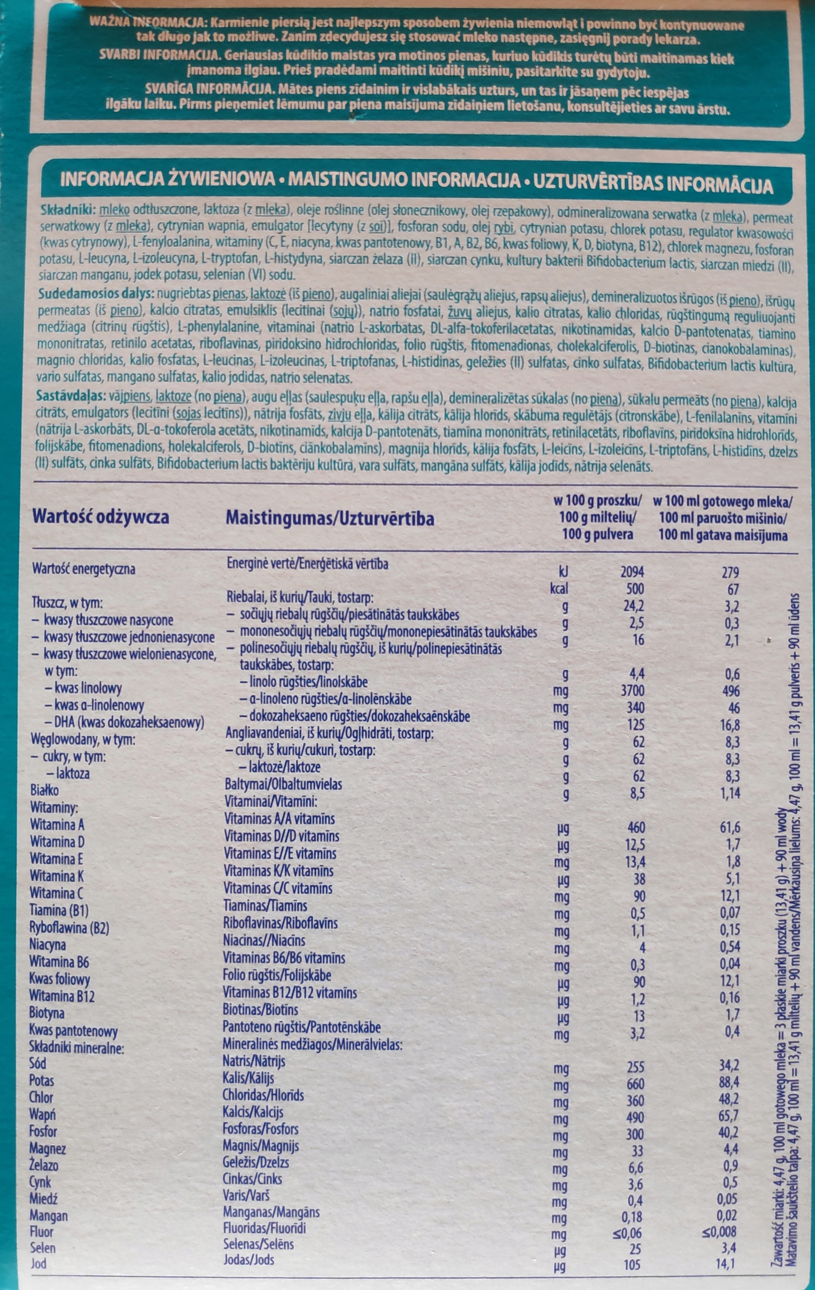 Nestlé NAN Optipro 2 pienas 650g
