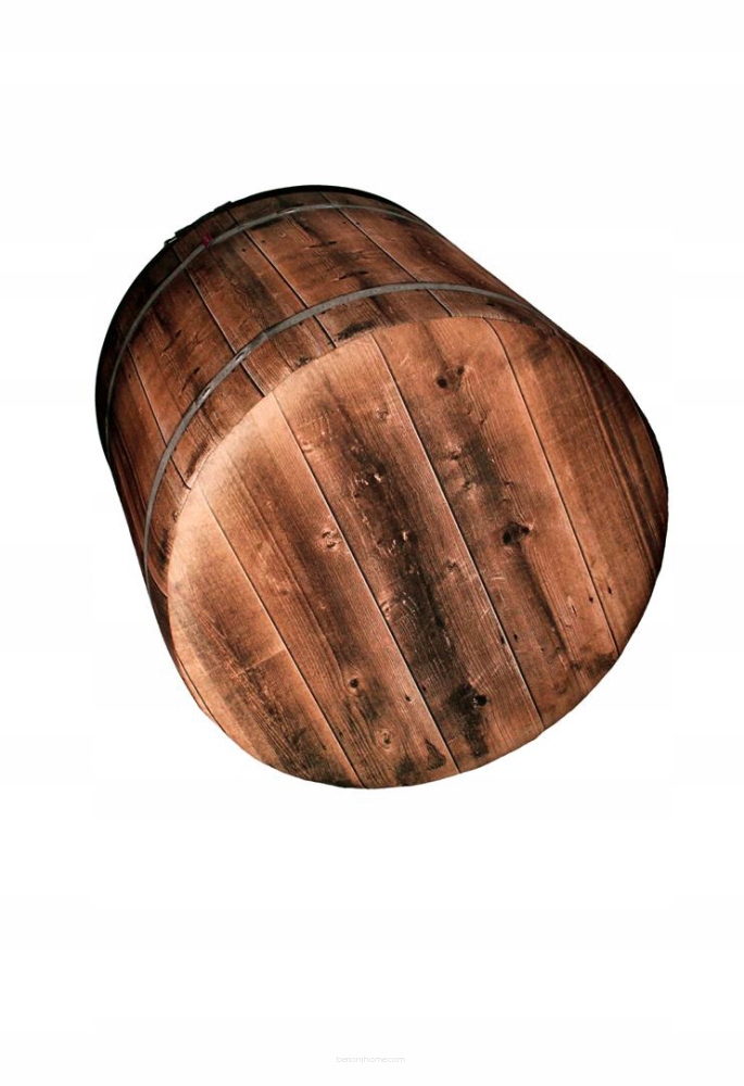 BERTONI sėdimoji pufas, lengvas ir stabilus, su cilindriniu pufų raštu - Barrel