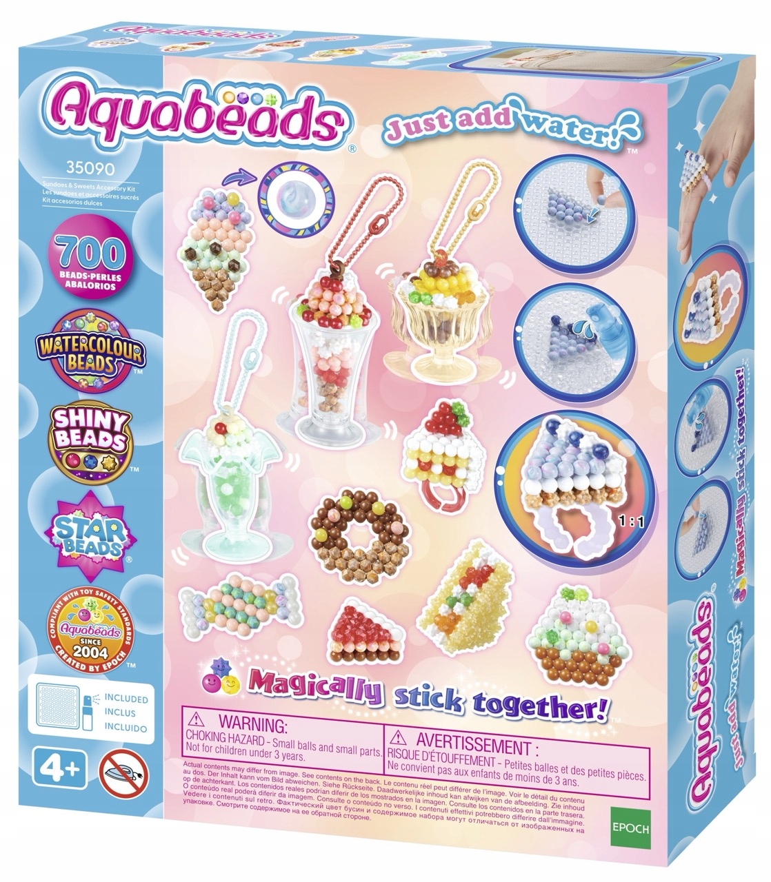 Aquabeads saldumynai priedams kūrybinis rinkinys