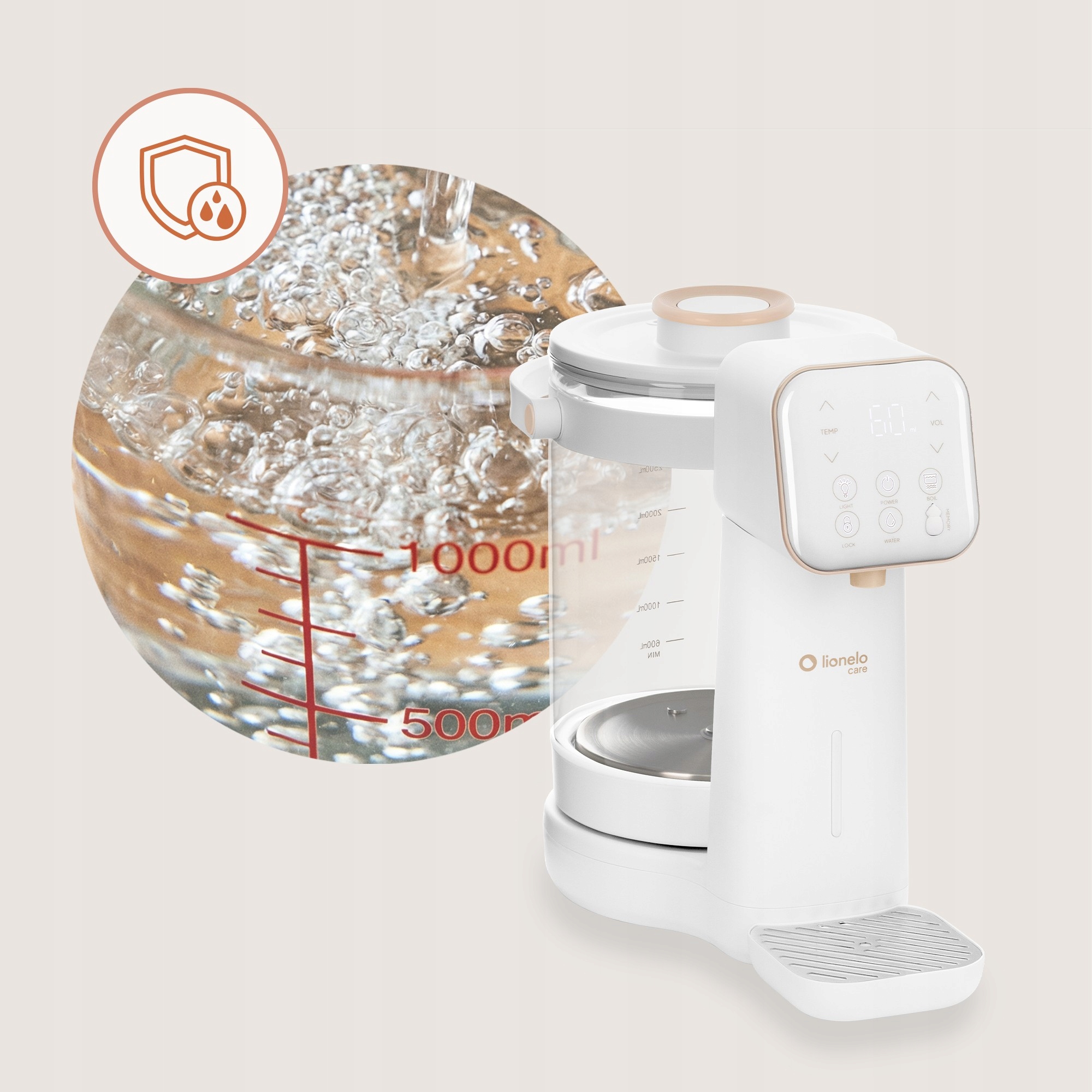 Lionelo Babypresto 2.0 pieno šildytuvas