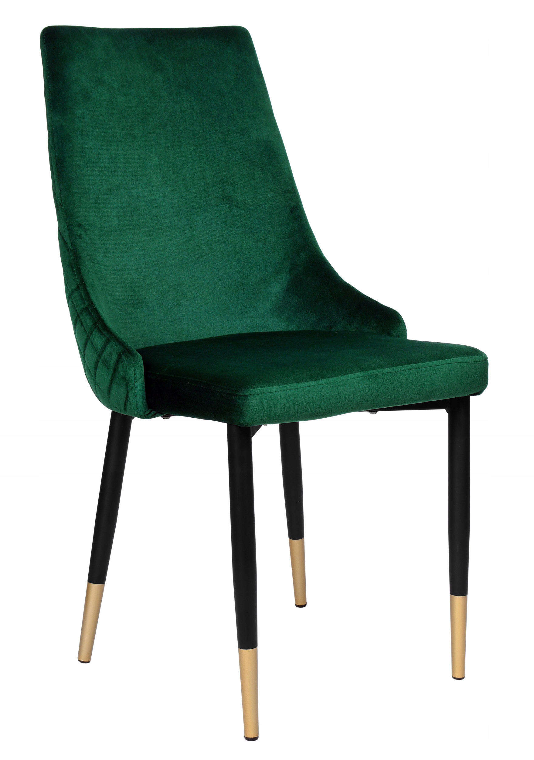 Moderni minkšta Velvet Velvet Loft kėdė su aukšta nugara