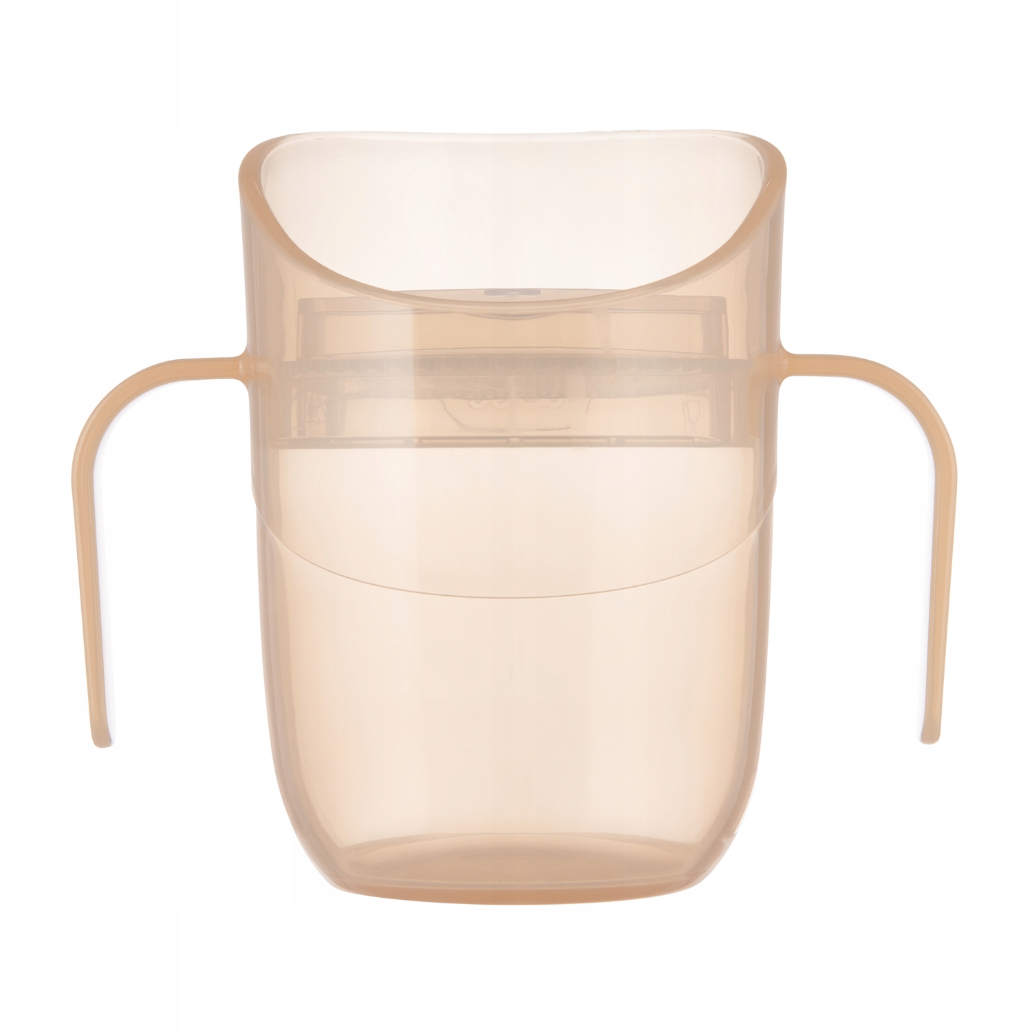 LOVI Genius treniruočių puodelis 150 ml Beige su rankenomis 6m+ 35/368_bei