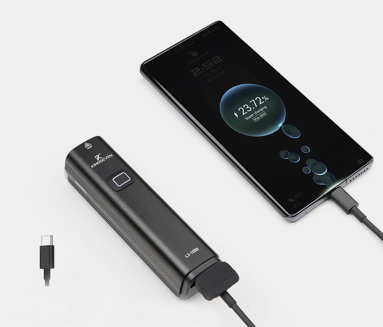 KINGSEVEN stipri LED dviračio žibintė 1000lm 4800mAh