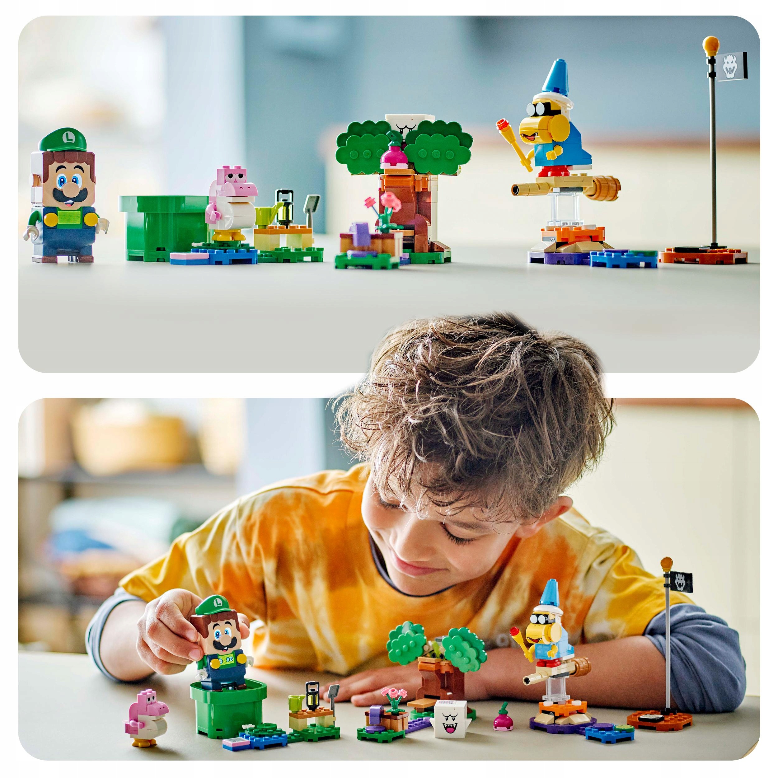LEGO Super Mario Adventures su LEGO Luigi 71440 interaktyvia figūra