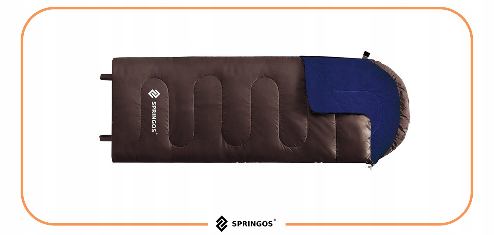Springos miegmaišis mumija 220x80 cm su čepice
