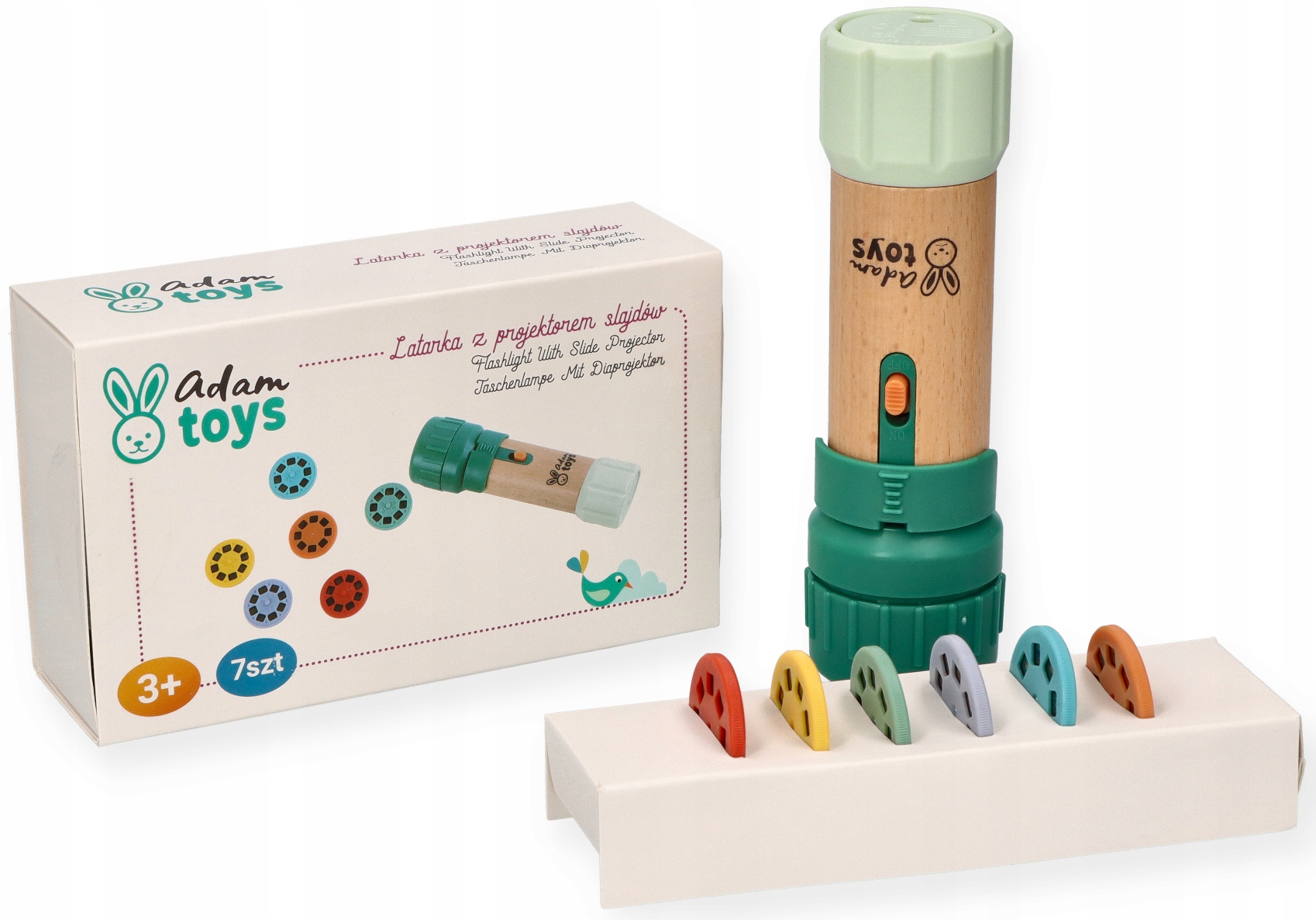 Adam Toys projektorius su gyvūnų slaidais