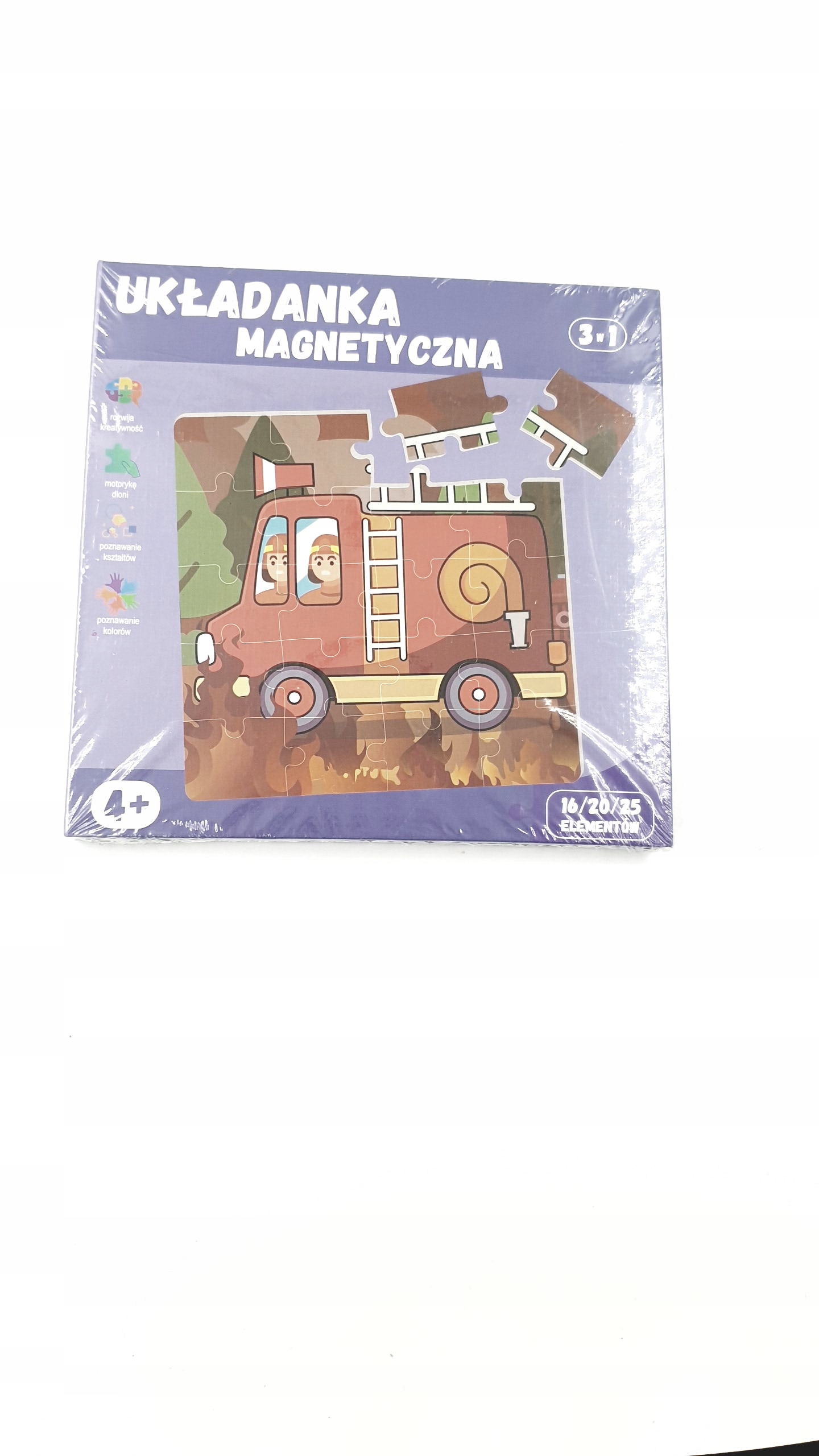 QBI magnetiniai blokeliai Magnetinė dėlionė 3in1 4+