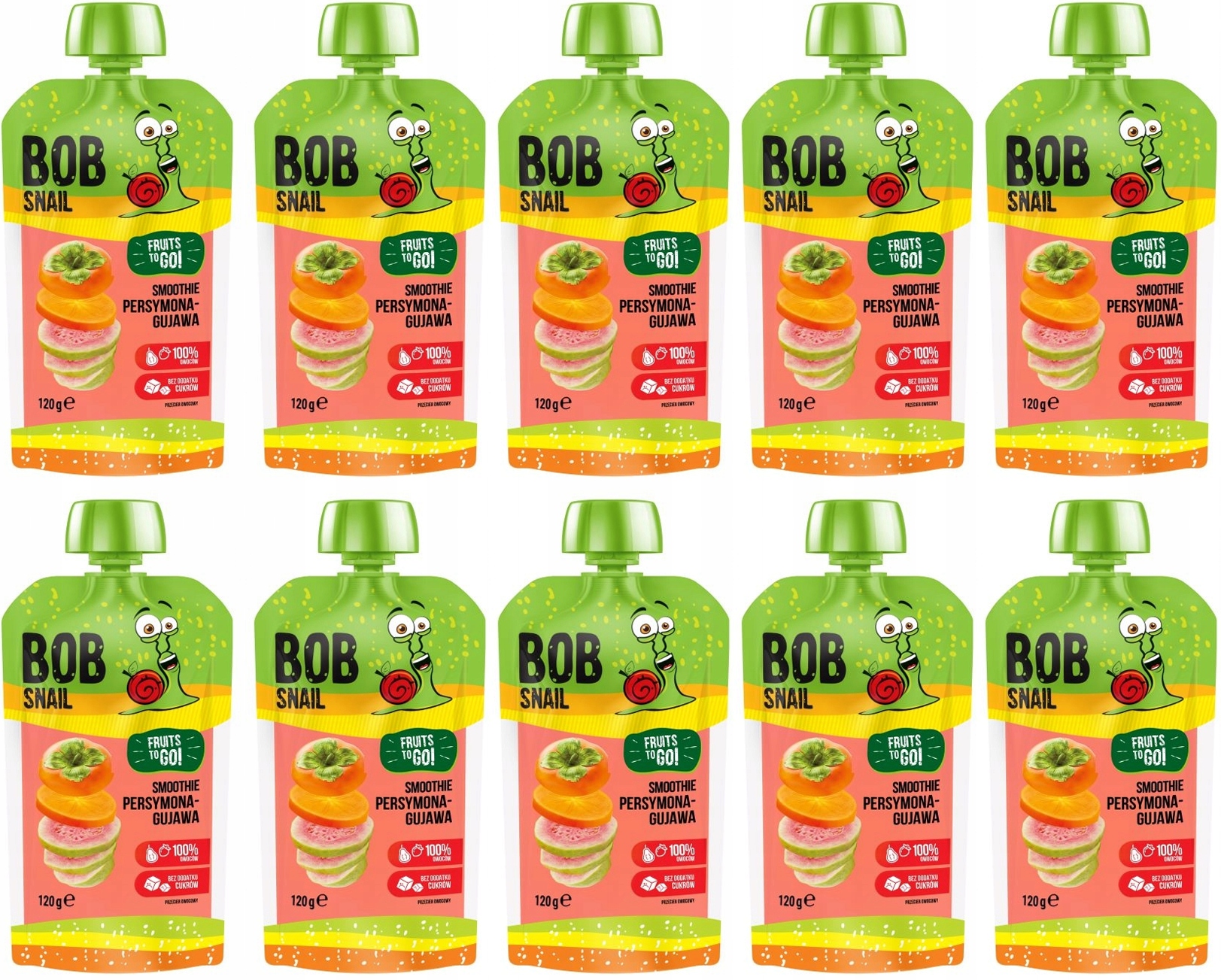 Bob Snail vaisių muslis 10 x 120 g
